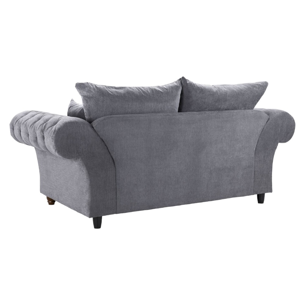 Windsor Sofa - Fullback - Grey - 2 Seater