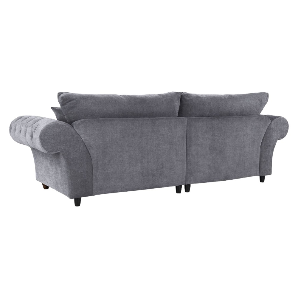 Windsor Sofa - Fullback - Grey - 4 Seater