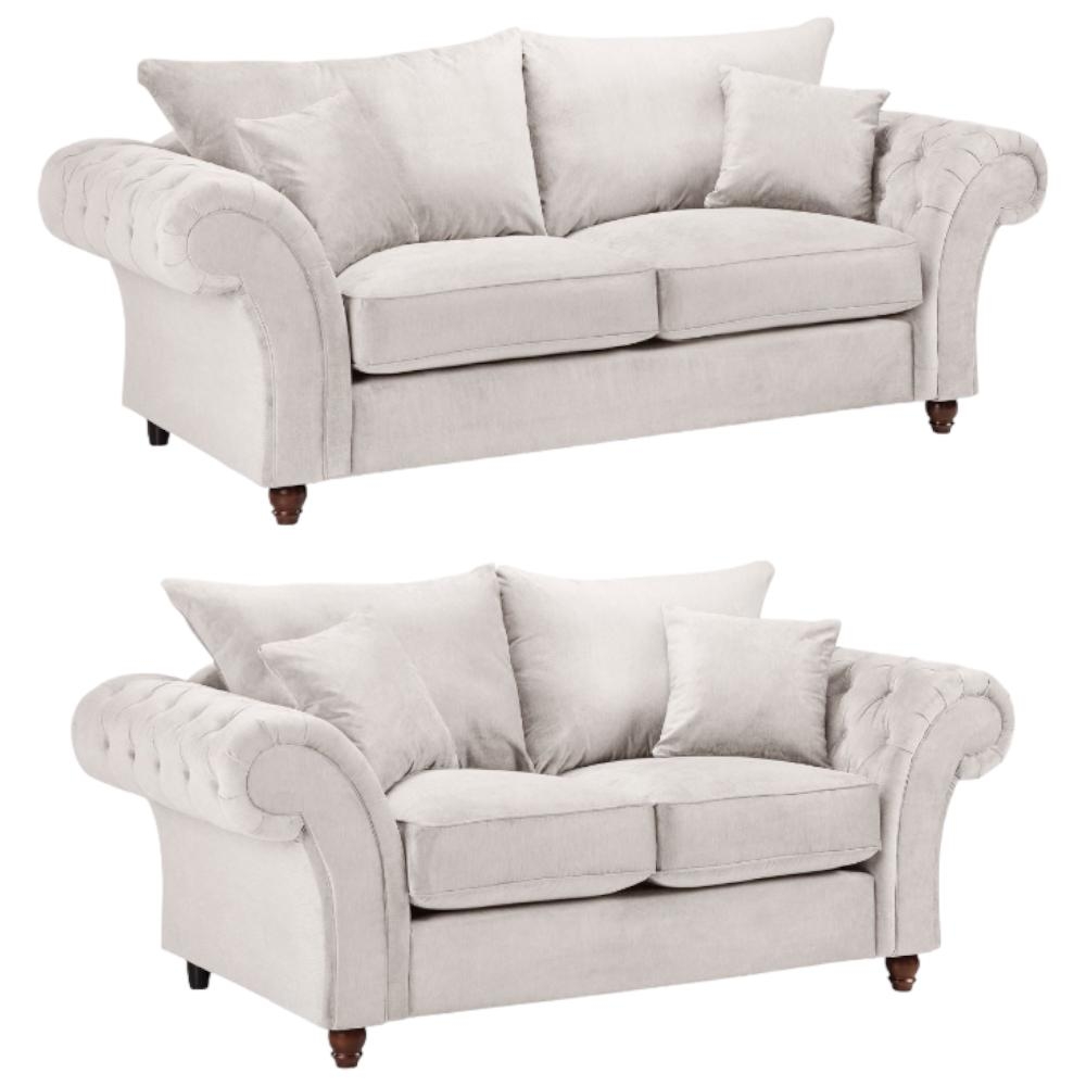 Windsor Sofa Set - Fullback - Stone - 3+2 Seater