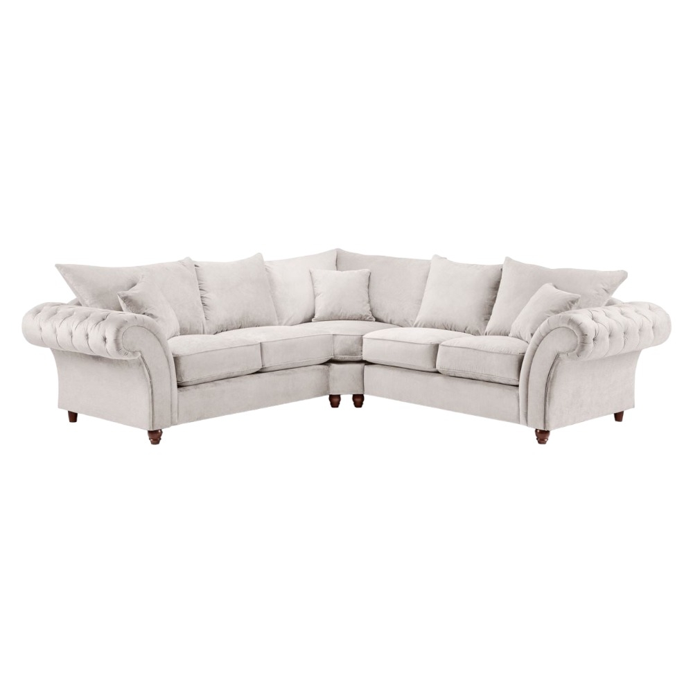 Windsor Corner Sofa - Fullback - Stone - Large