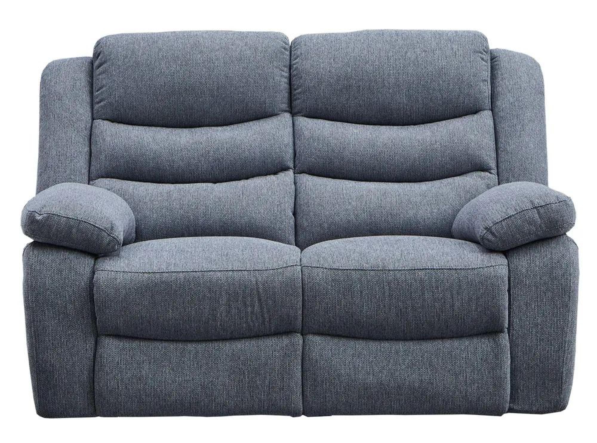 Windsor Recliner Sofa - 2 Seater - Grey Fabric