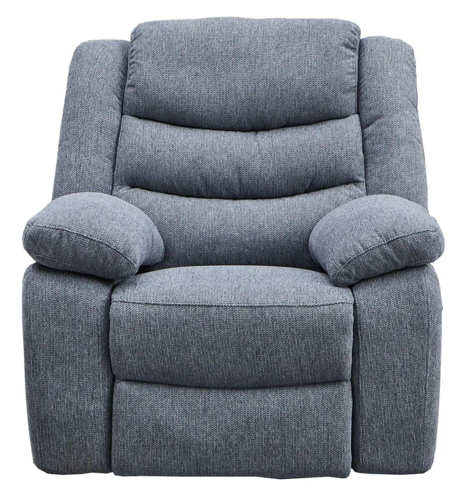Windsor Recliner Armchair - Grey Fabric