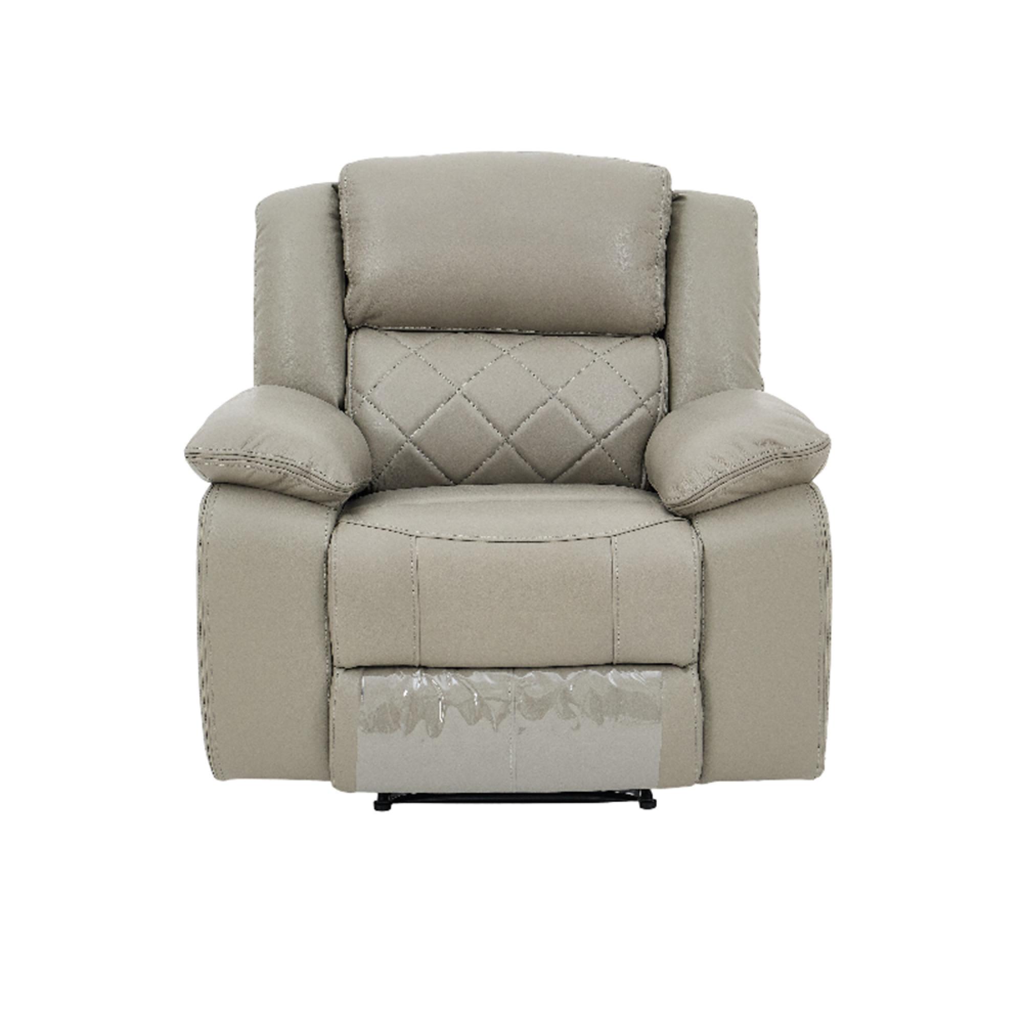 Bentley Recliner Armchair - Grey Leather