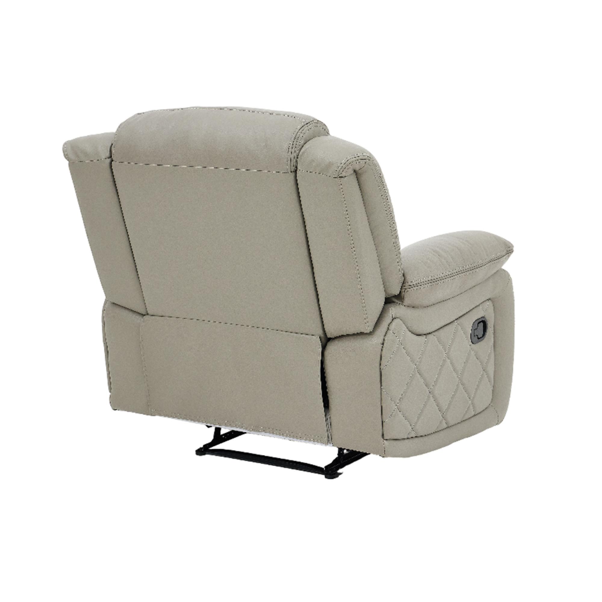 Bentley Recliner Armchair - Grey Leather