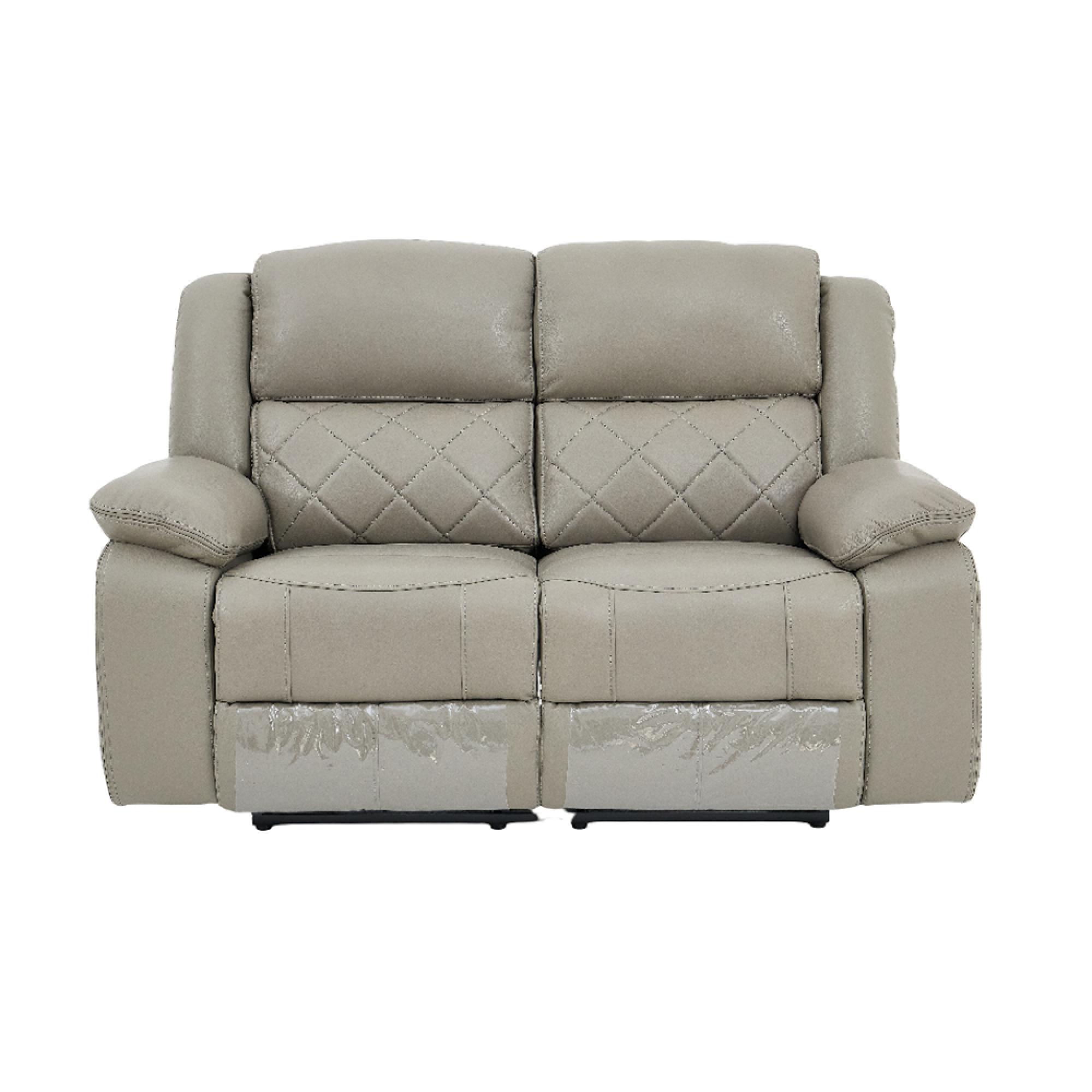 Bentley Recliner Sofa Set - Grey Leather
