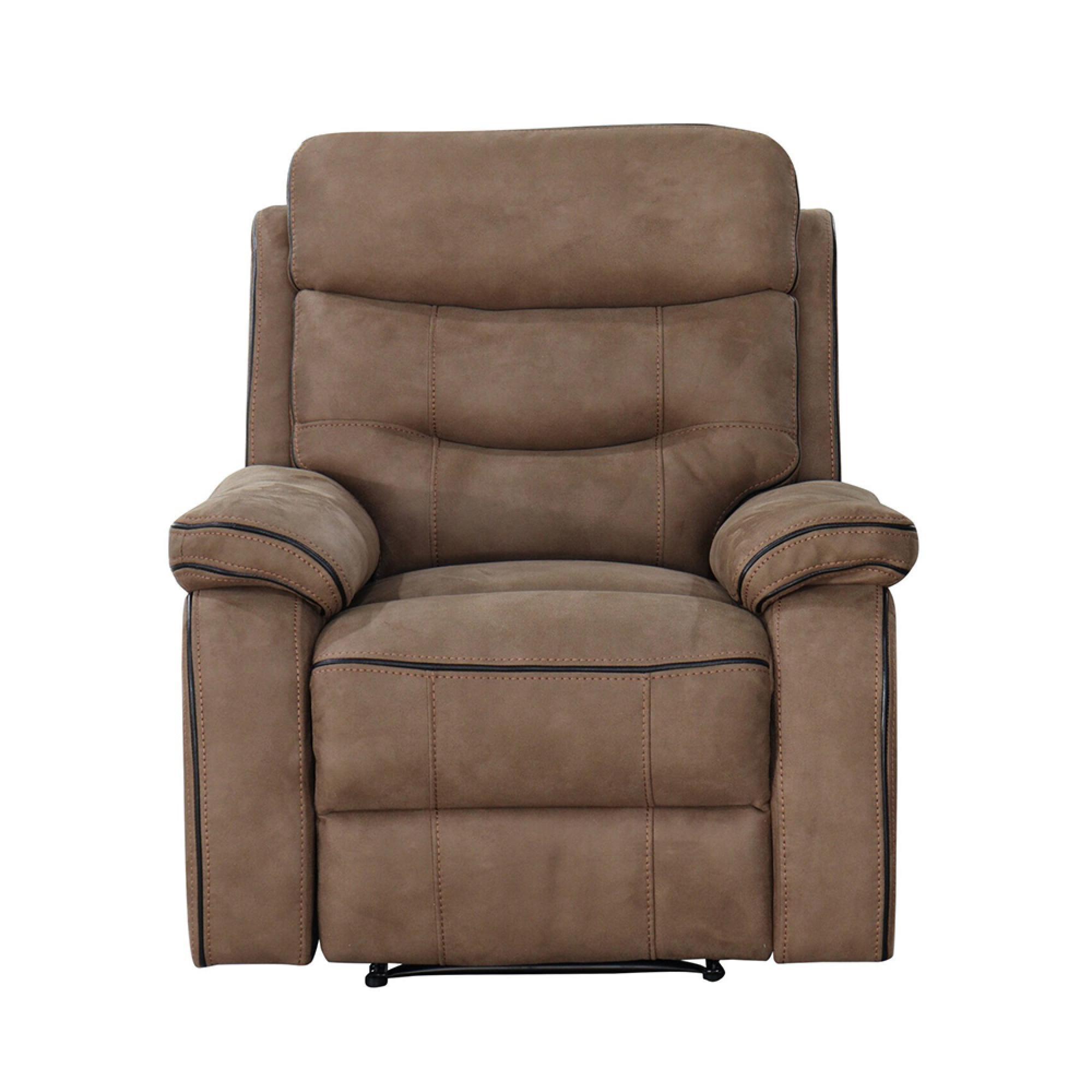 Gabrielle Manual Recliner Armchair - Tawny Brown Leather