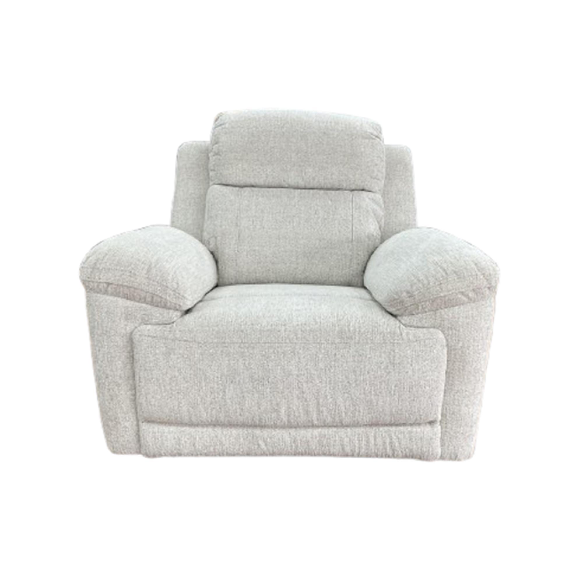 Owen Electric Recliner Armchair - Cream Fabric