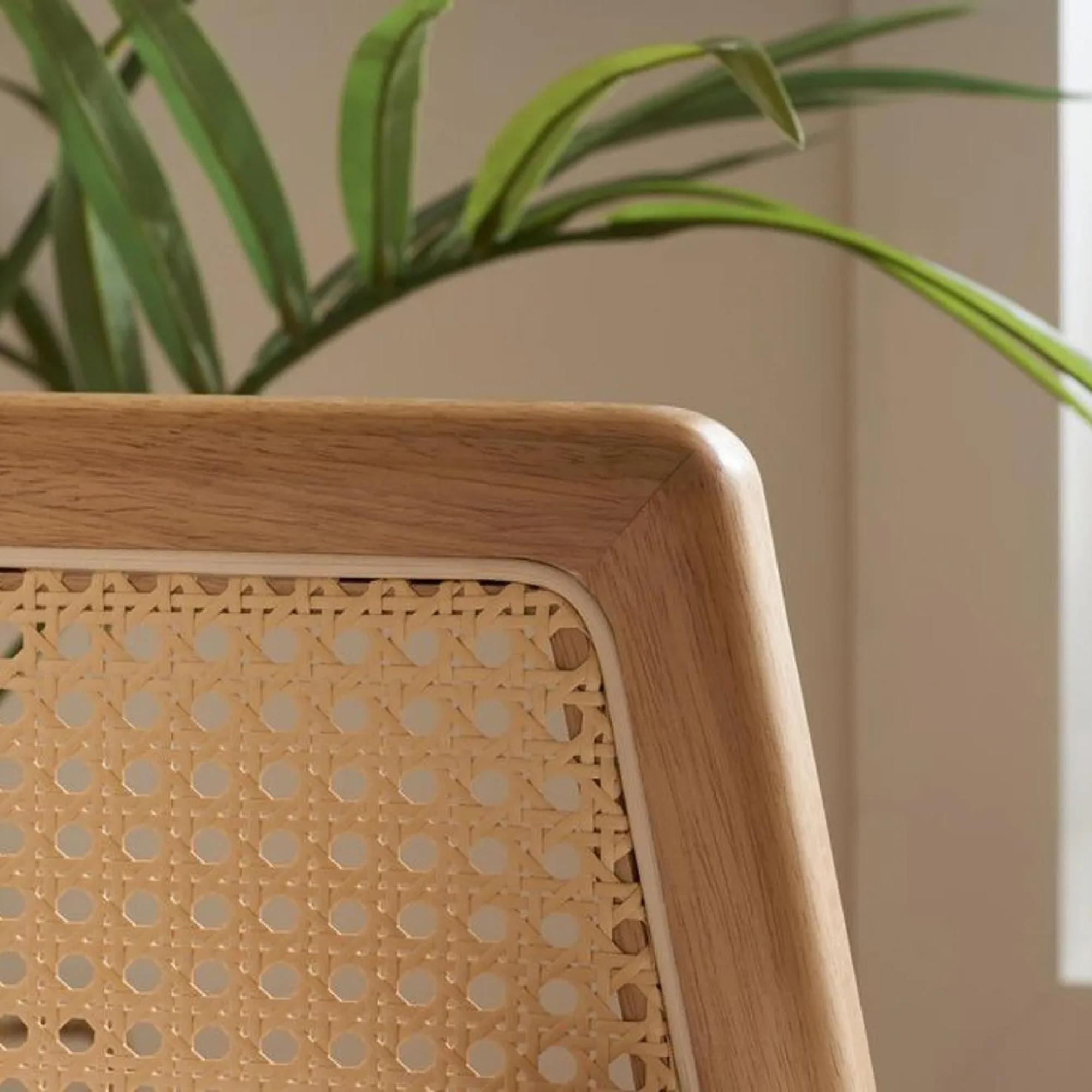 Ida Sofa - 2 Seater - Cream Fabric and Rattan