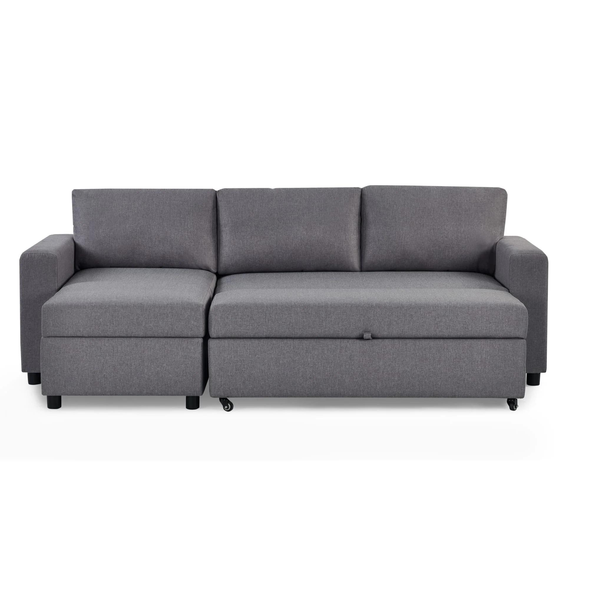 Angel Light Grey Fabric Sofabed