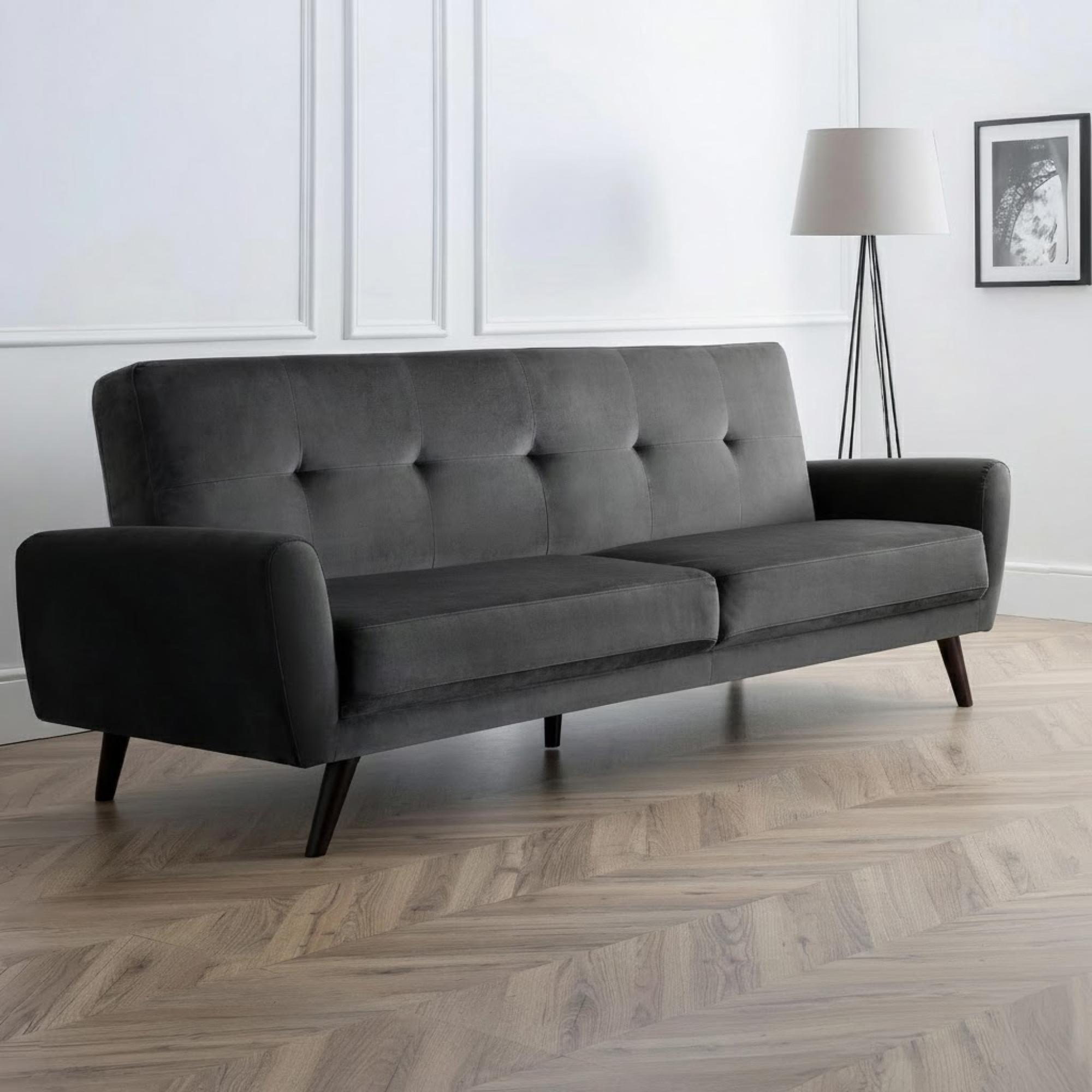 Monza Sofa - 2 Seater - Grey Fabric