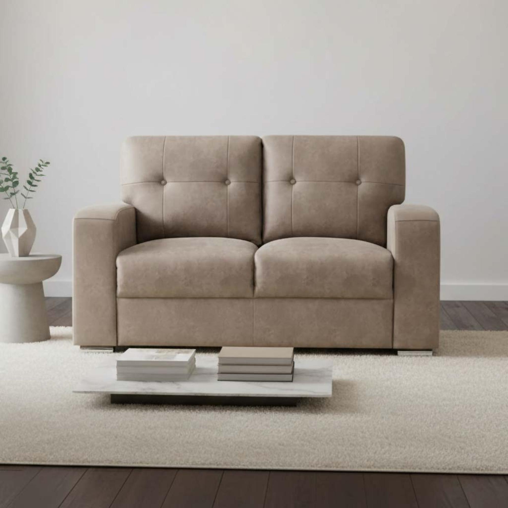 Hampton 2 Seater Sofa  Taupe Fabric
