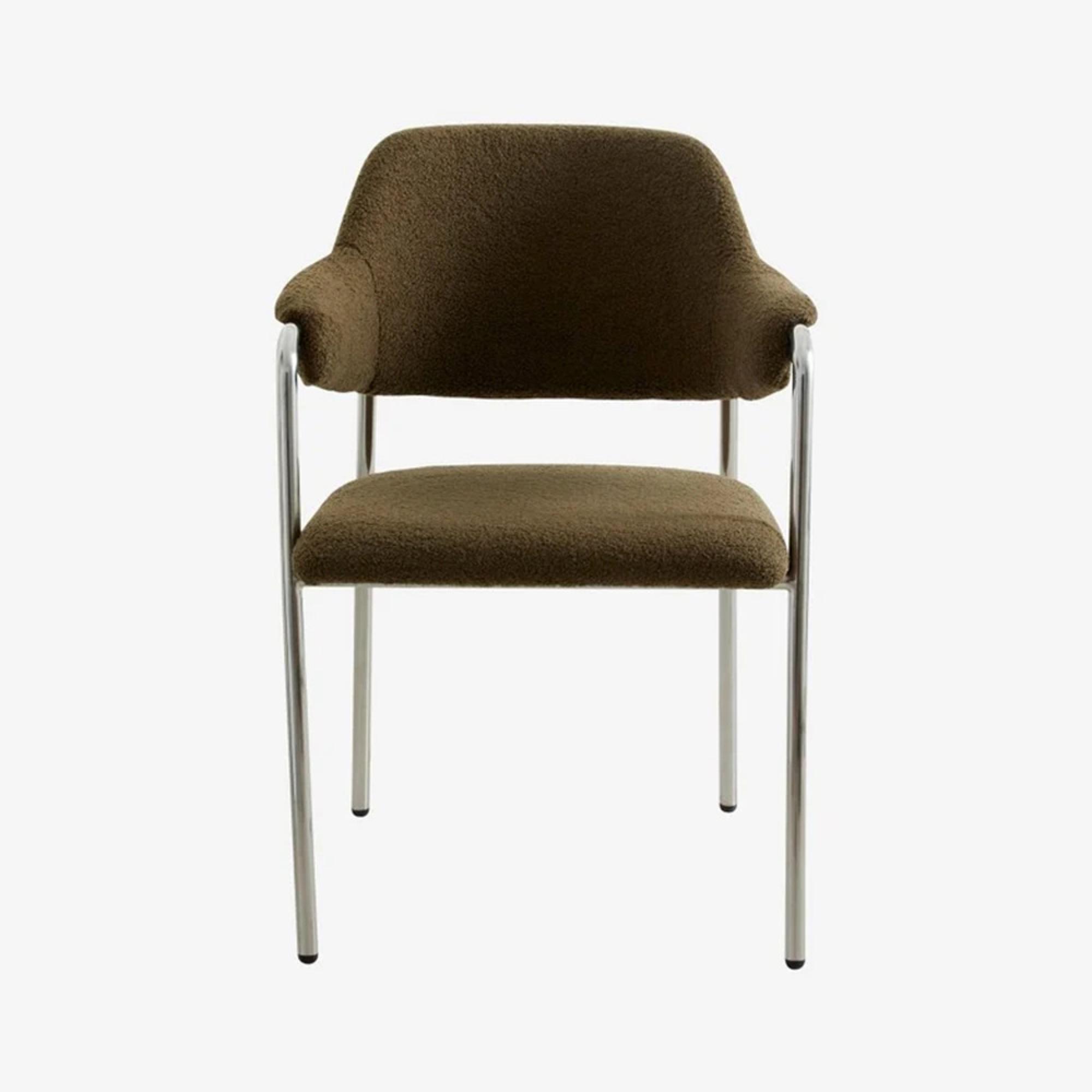 Albert Armchair - Teddy Fabric - Green