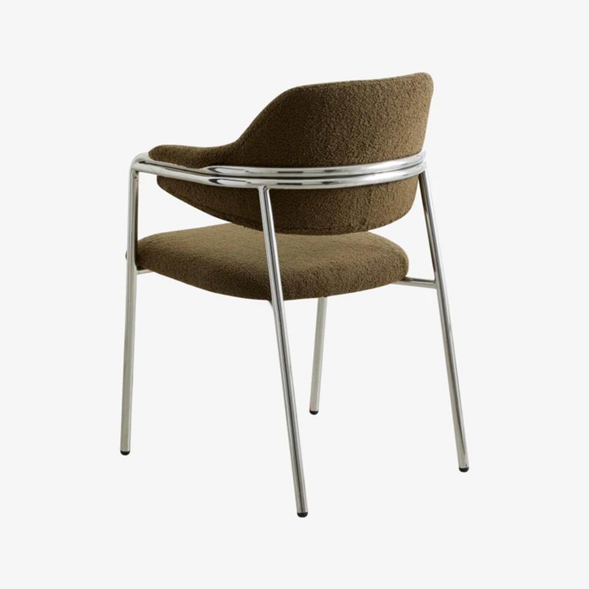 Albert Armchair - Teddy Fabric - Green