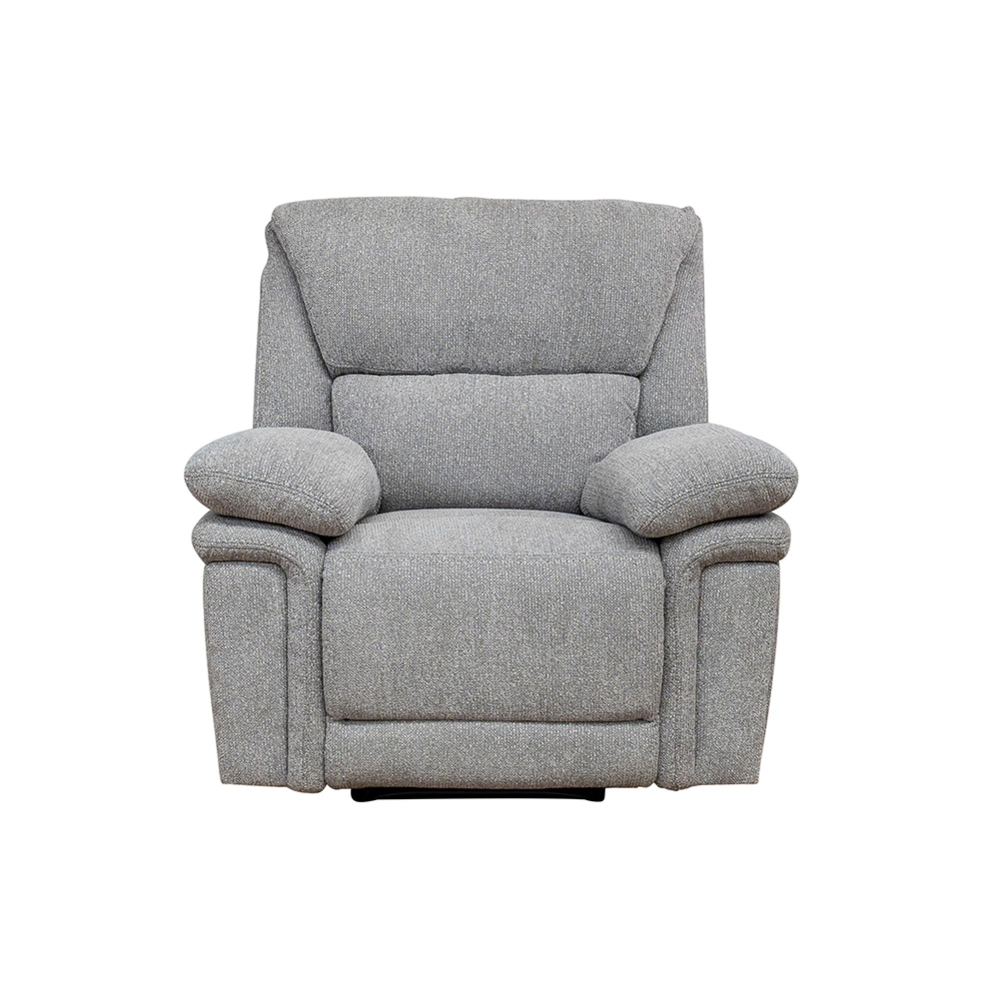 Bexley Armchair - Manual Recliner - Fabric - Grey