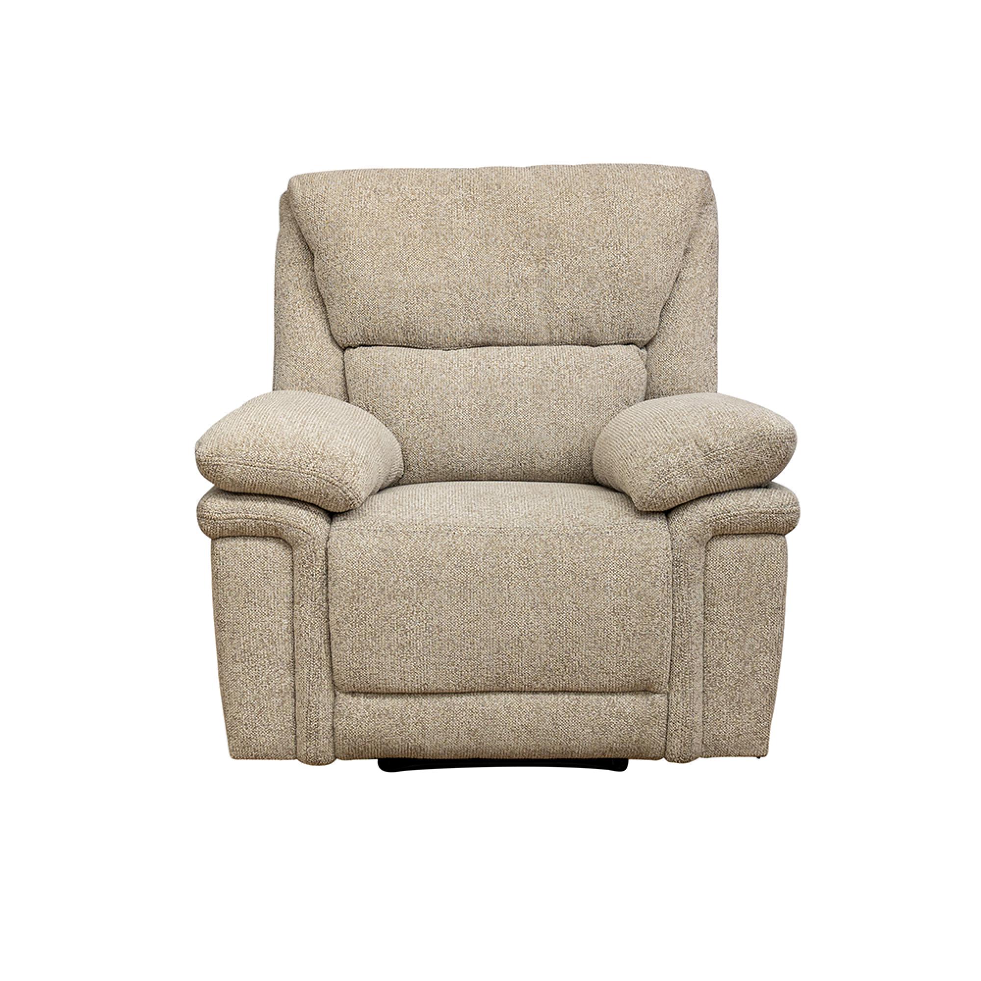 Bexley Armchair - Manual Recliner - Fabric - Natural