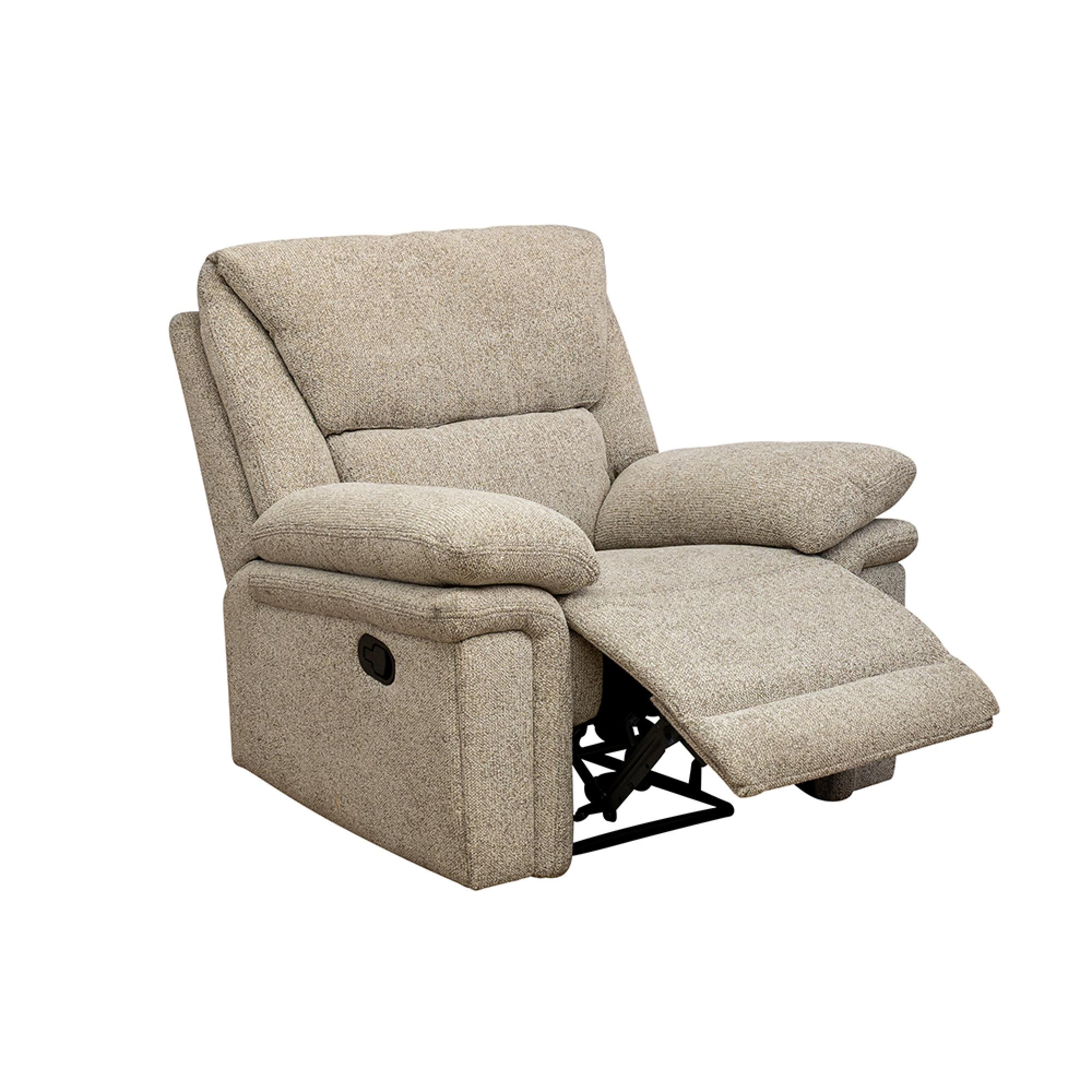 Bexley Armchair - Manual Recliner - Fabric - Natural