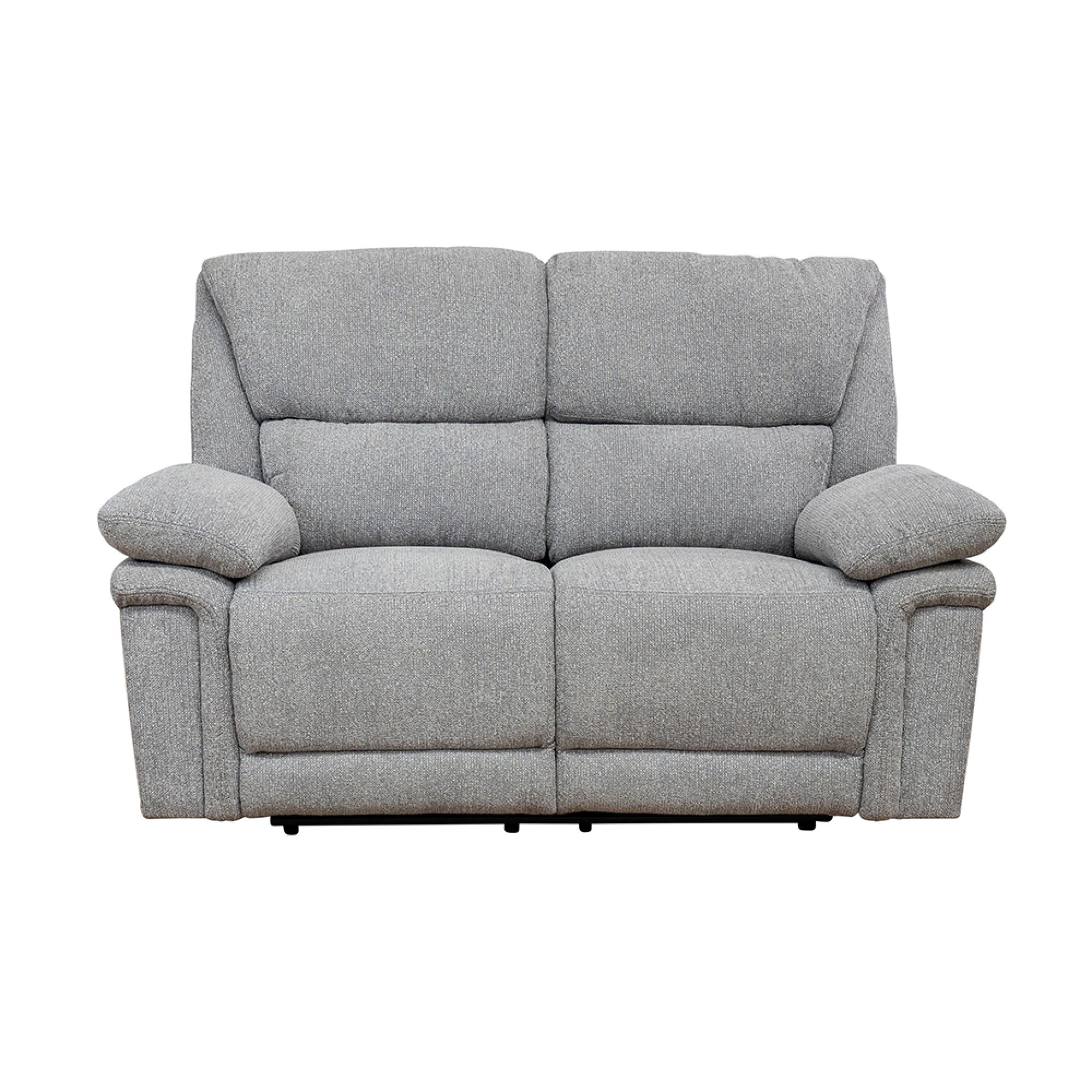 Bexley Sofa - 2 Seater - Manual Recliner - Fabric - Grey