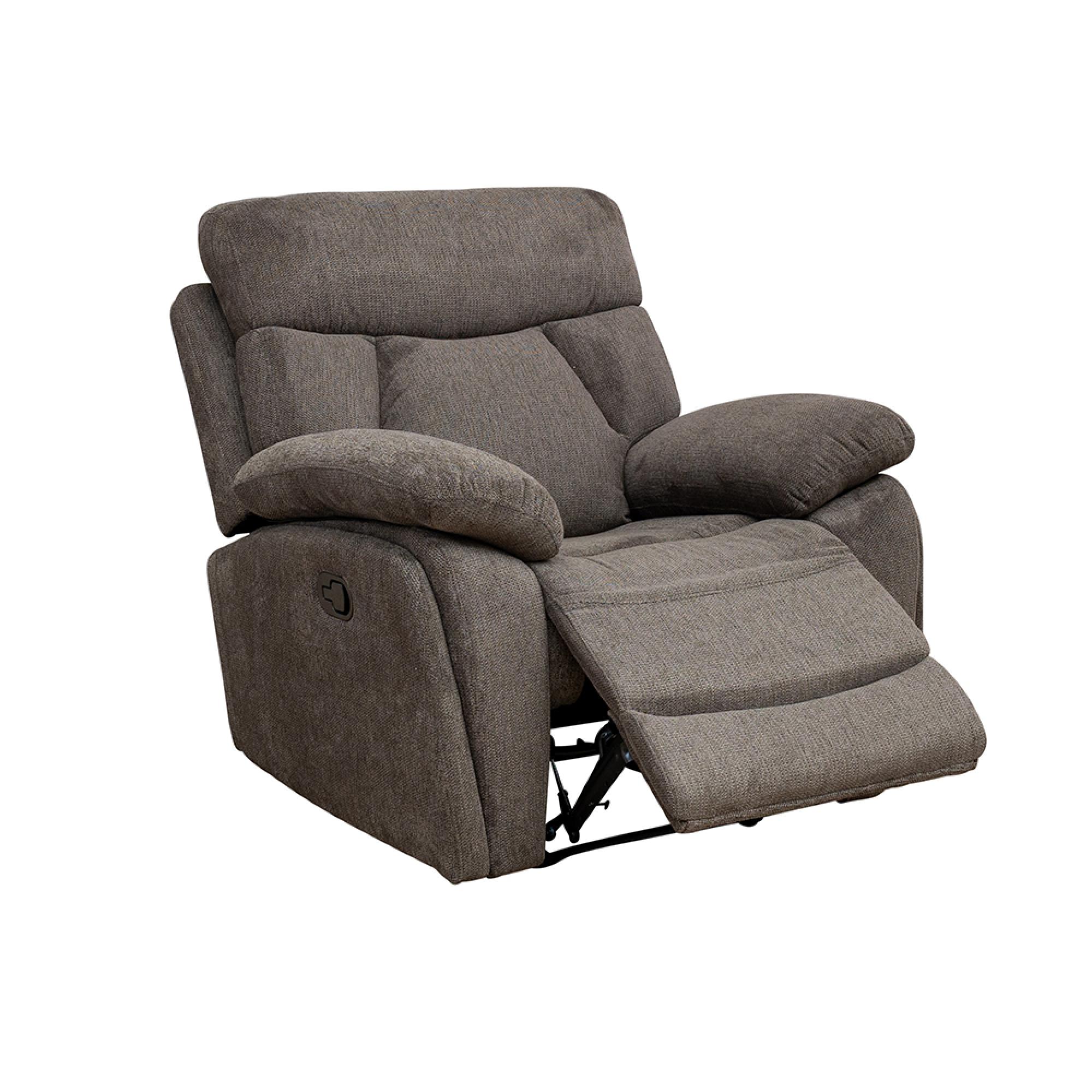 Colston Armchair - Manual Recliner - Fabric - Dark Grey