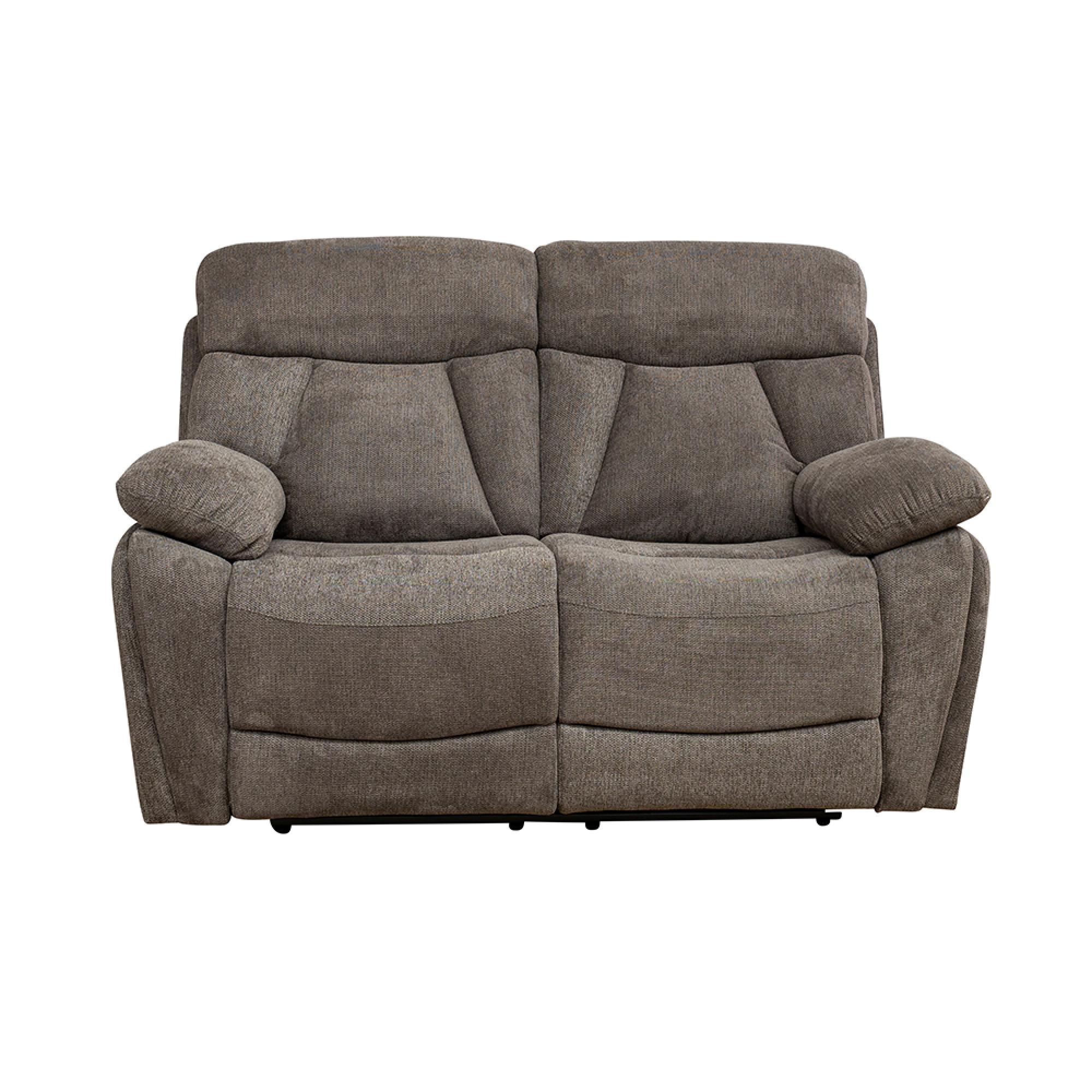 Colston Sofa - 2 Seater - Manual Recliner - Fabric - Dark Grey