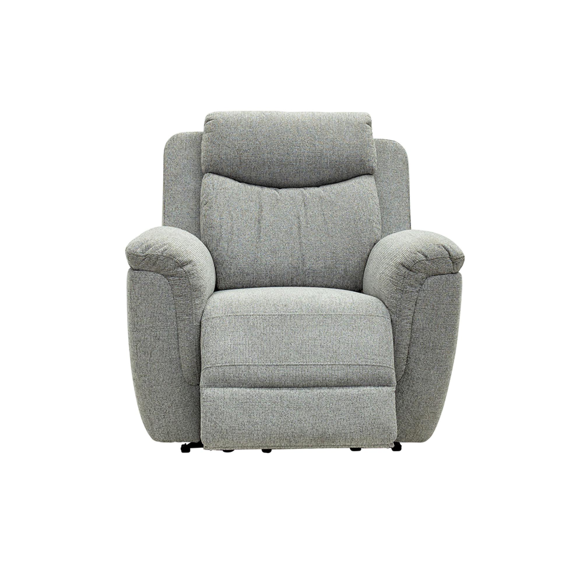 Finley Armchair - Electric Recliner - Fabric - Grey