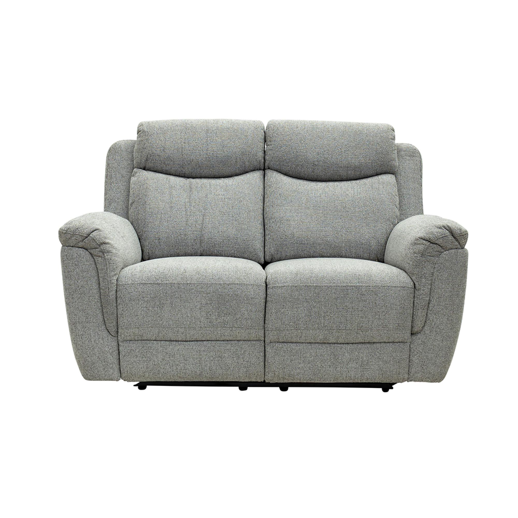 Finley Sofa - 2 Seater - Electric Recliner - Fabric - Grey
