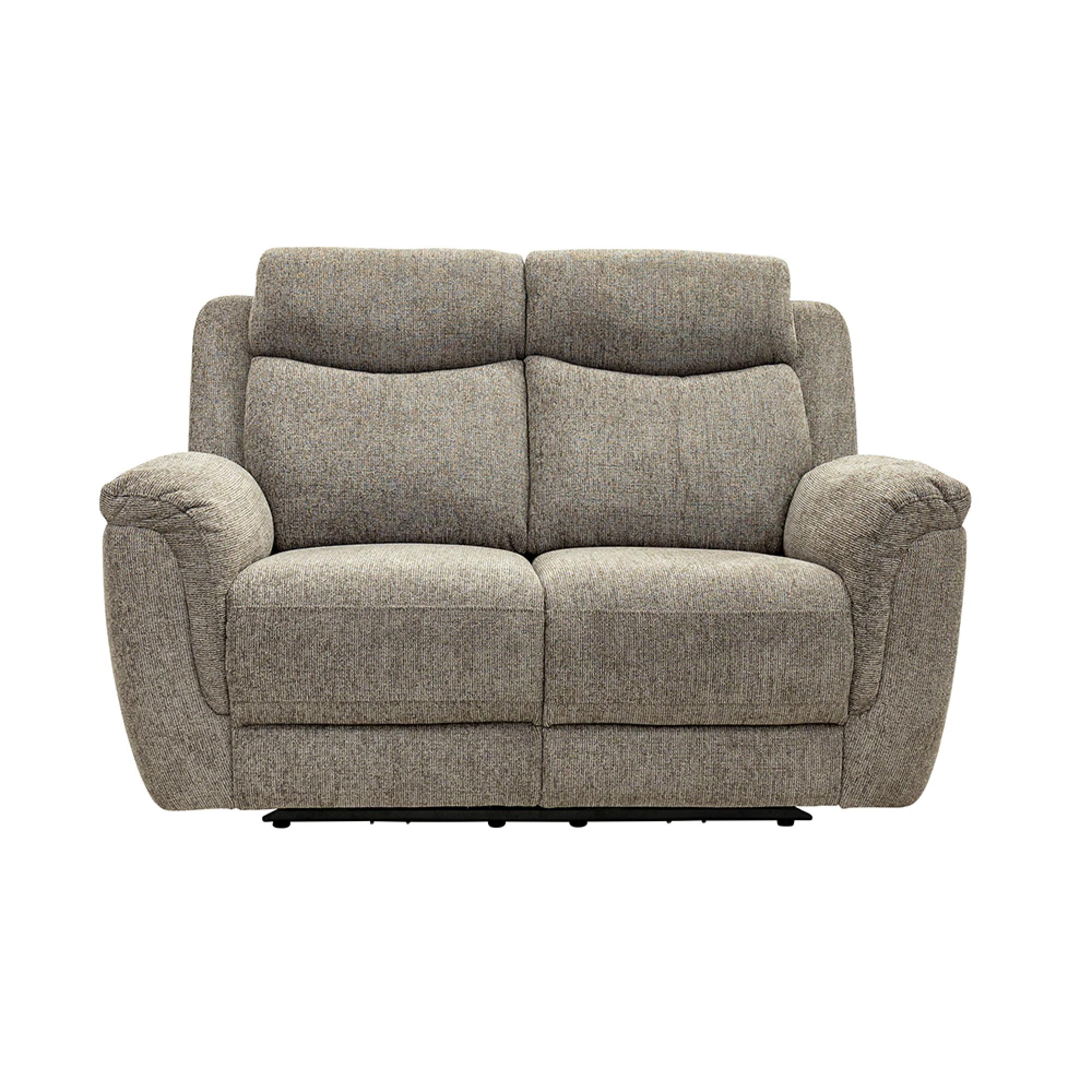 Finley Sofa - 2 Seater - Electric Recliner - Fabric - Pebble
