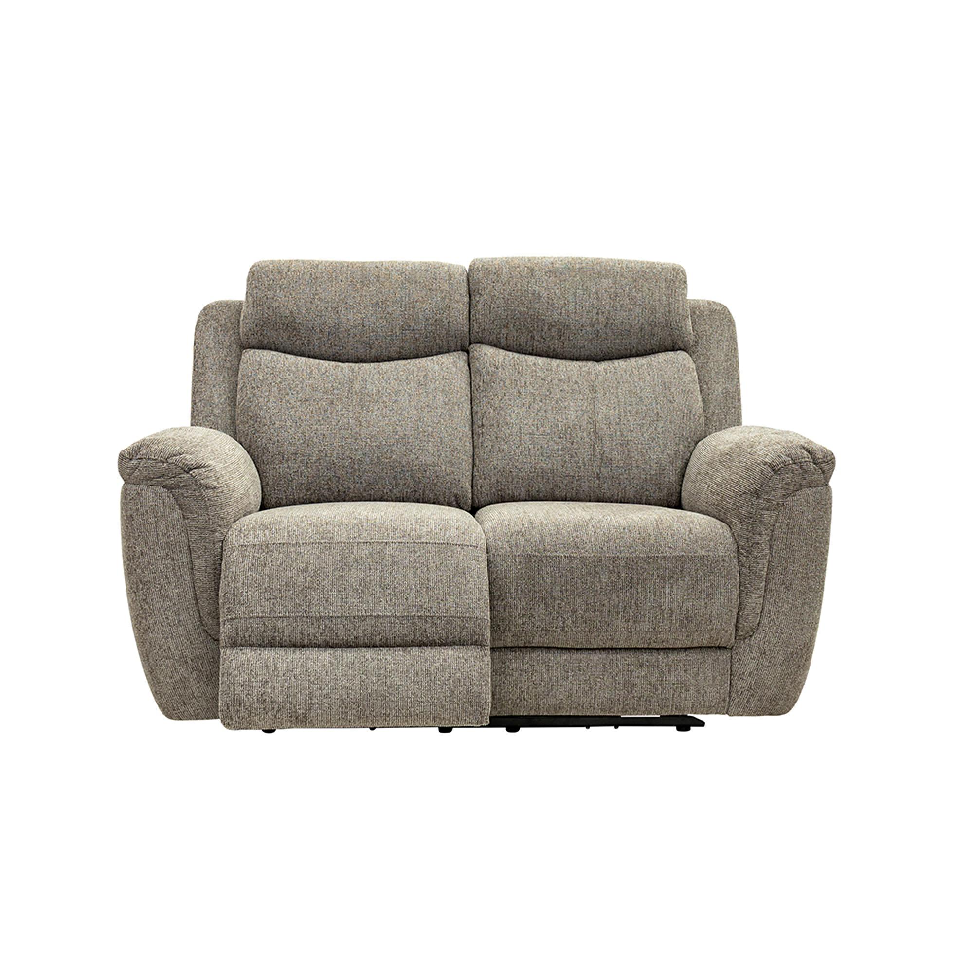 Finley Sofa - 2 Seater - Electric Recliner - Fabric - Pebble