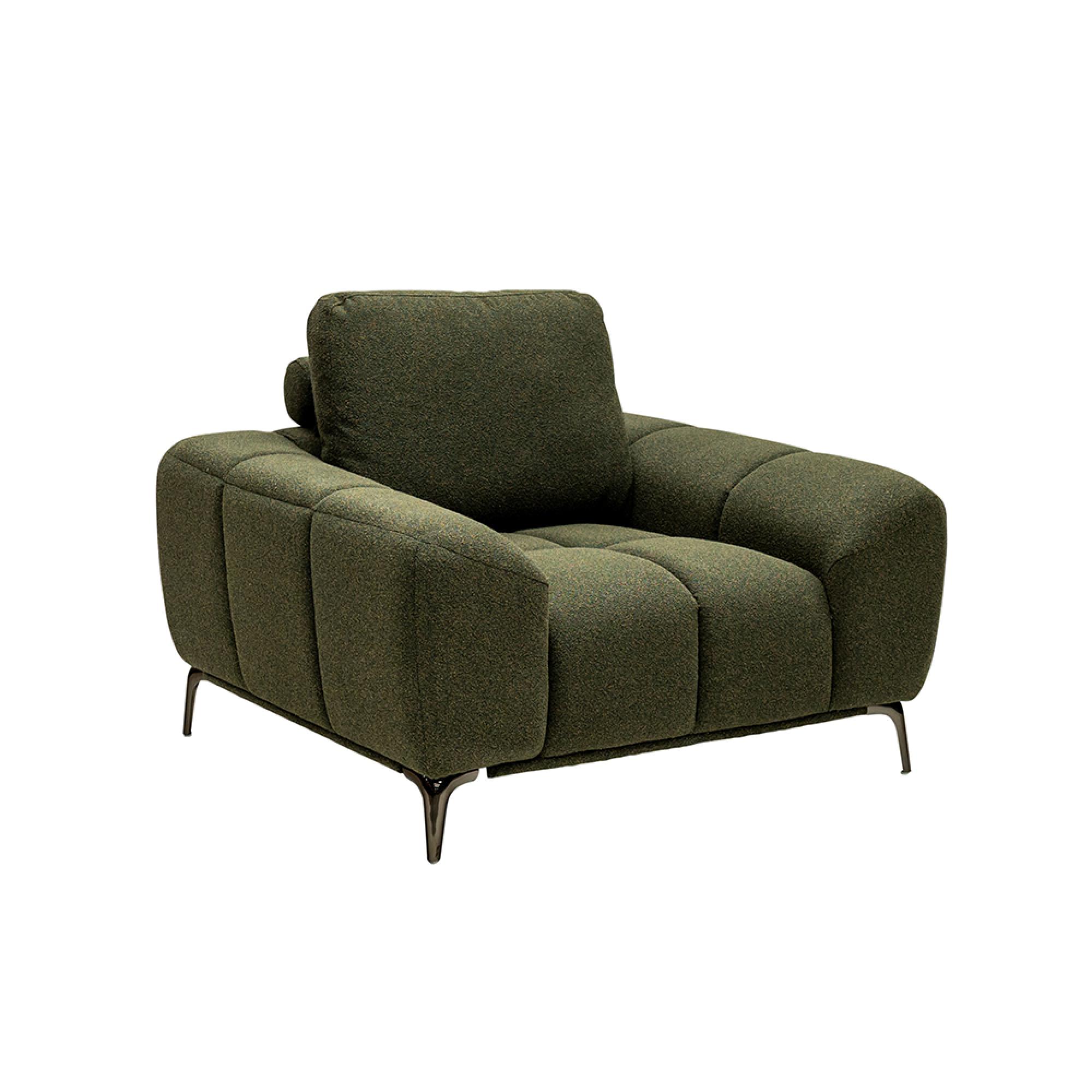 Hallie Armchair - Fabric - Green