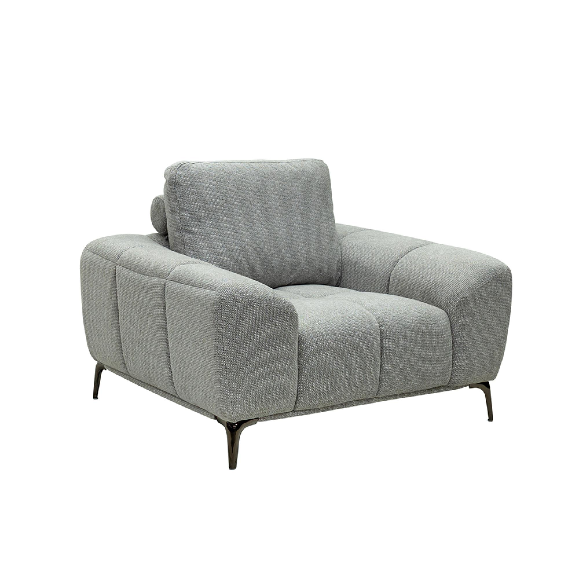 Hallie Armchair - Fabric - Grey
