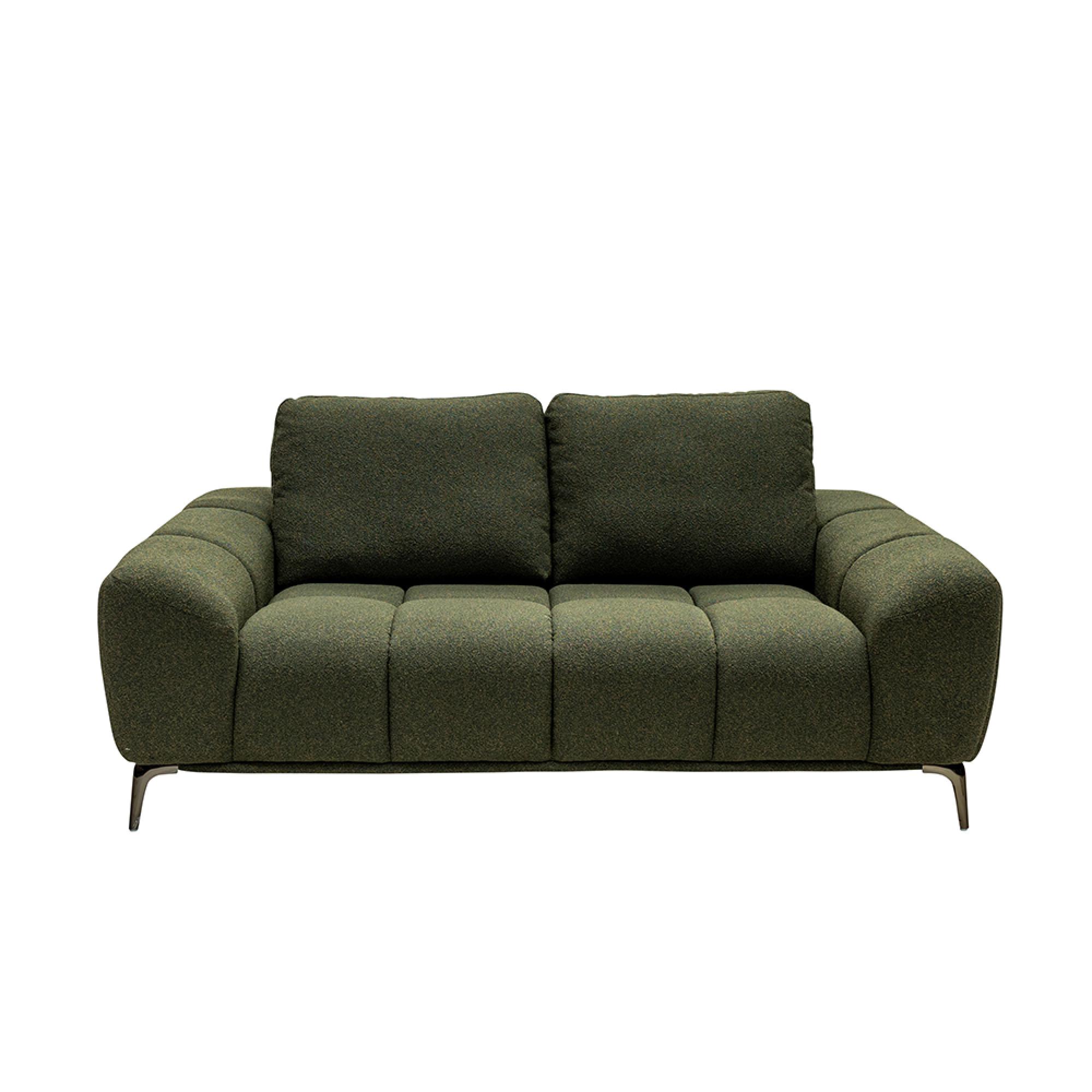Hallie Sofa - 2 Seater - Fabric - Green