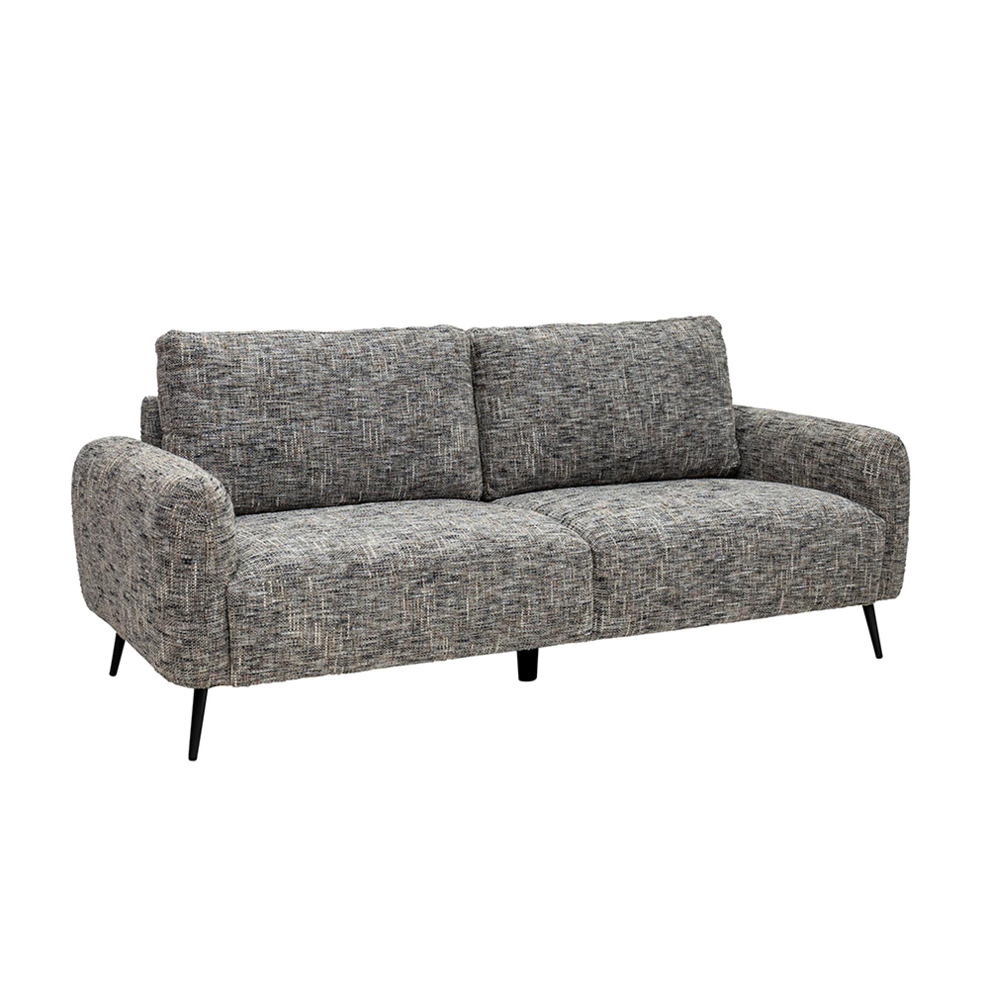 Harper Sofa - 3 Seater - Fabric - Grey Weave
