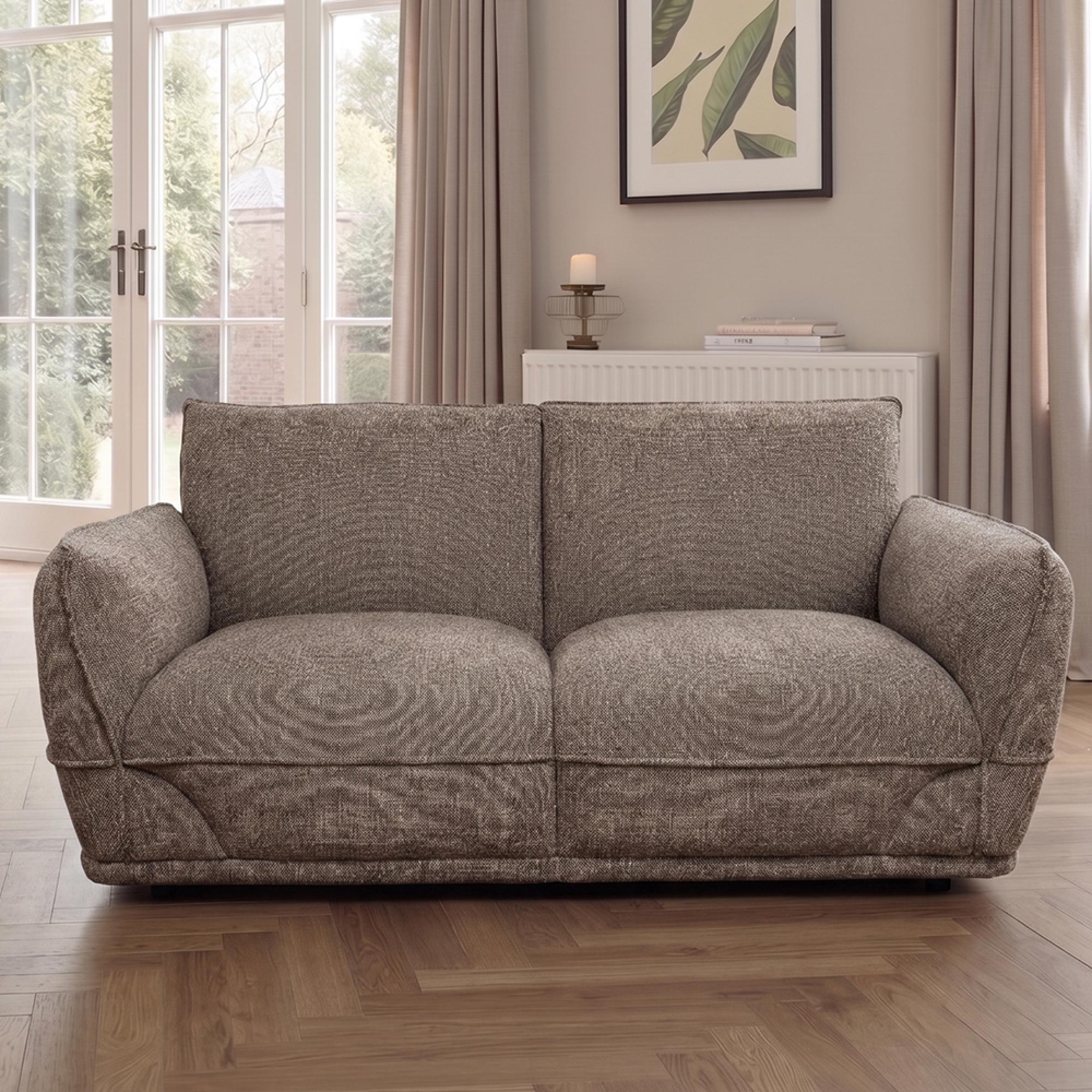 Tamson Sofa - 2 Seater - Fabric - Pebble