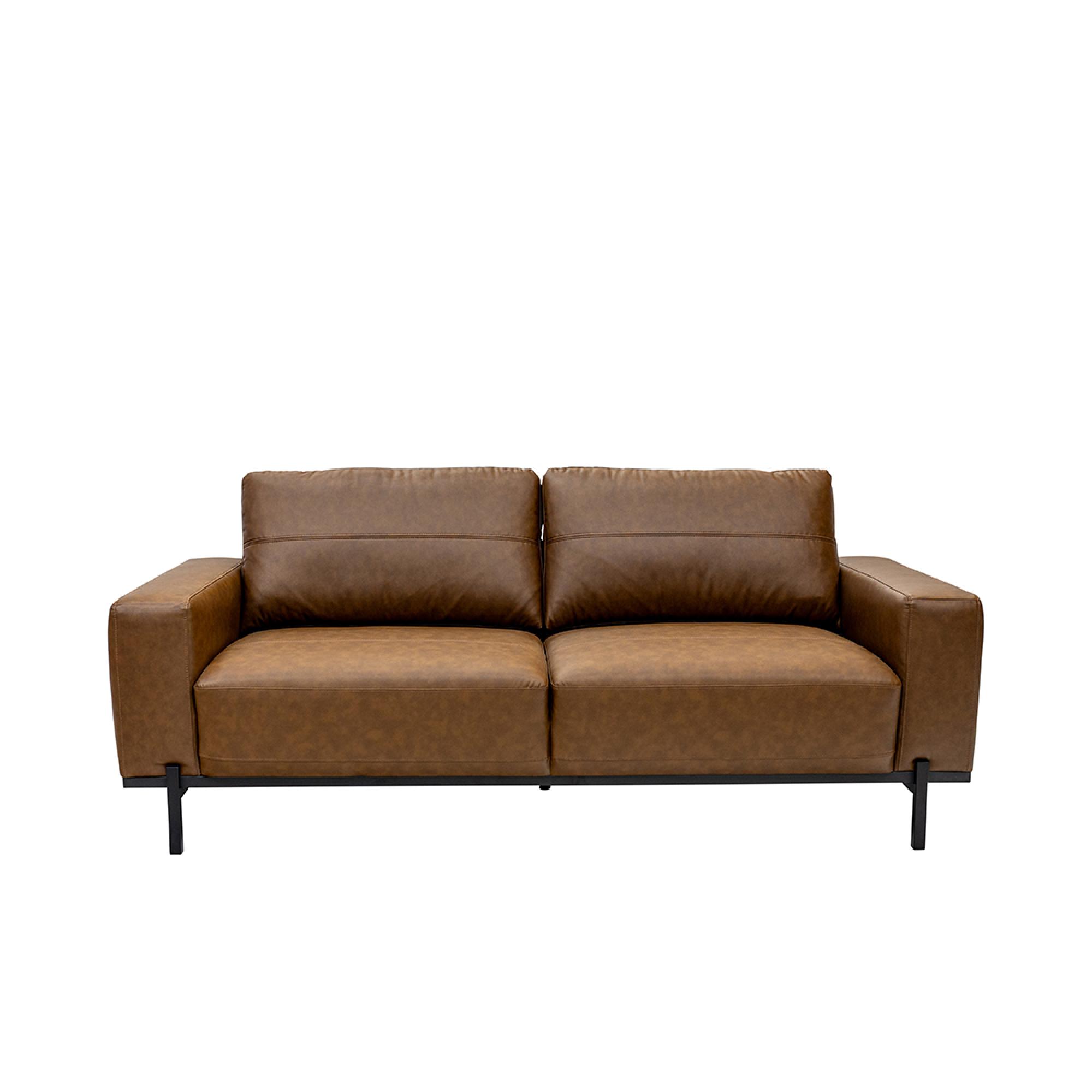 Remi Sofa - 3 Seater - Fabric - Aged Tan