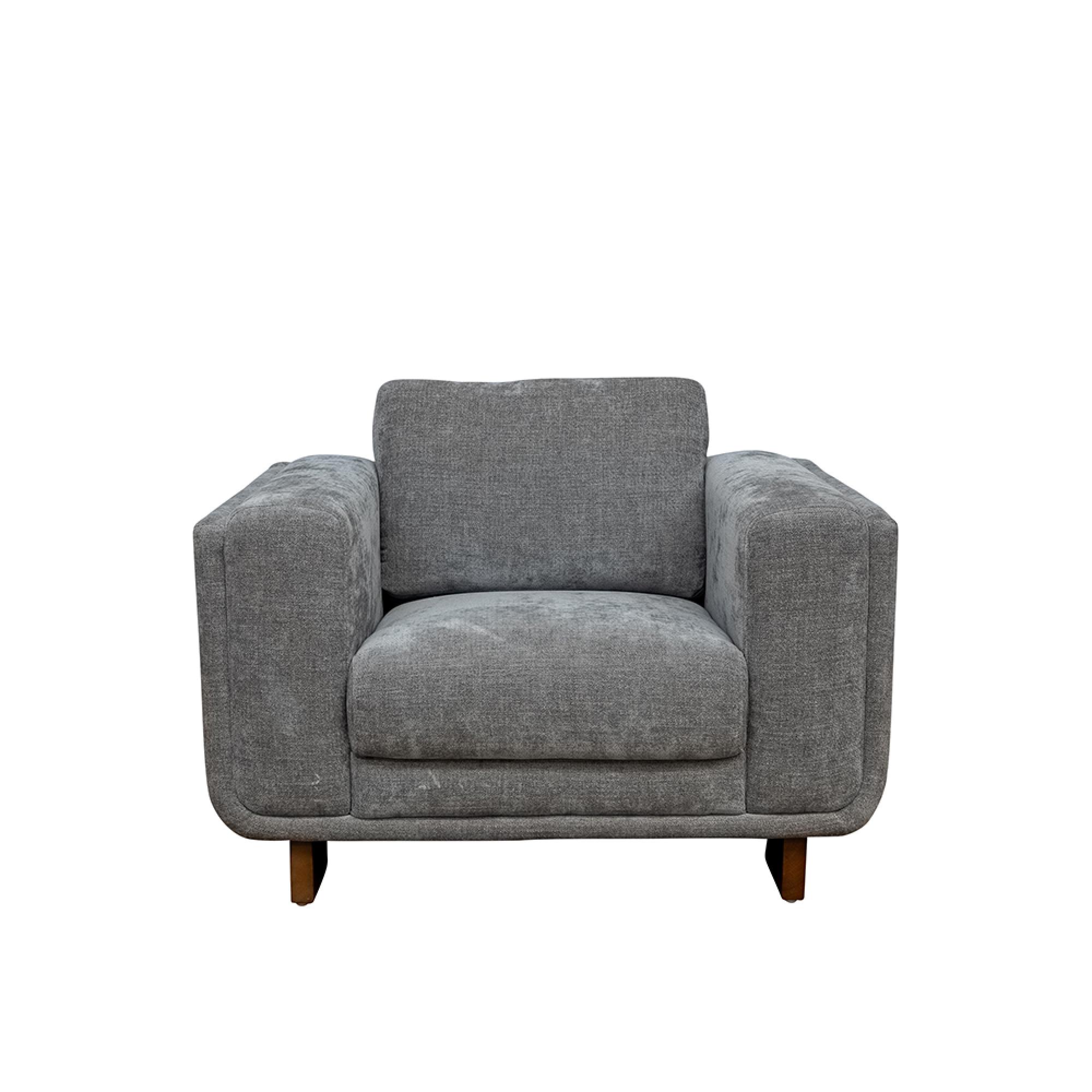 Selby Armchair - Fabric - Grey