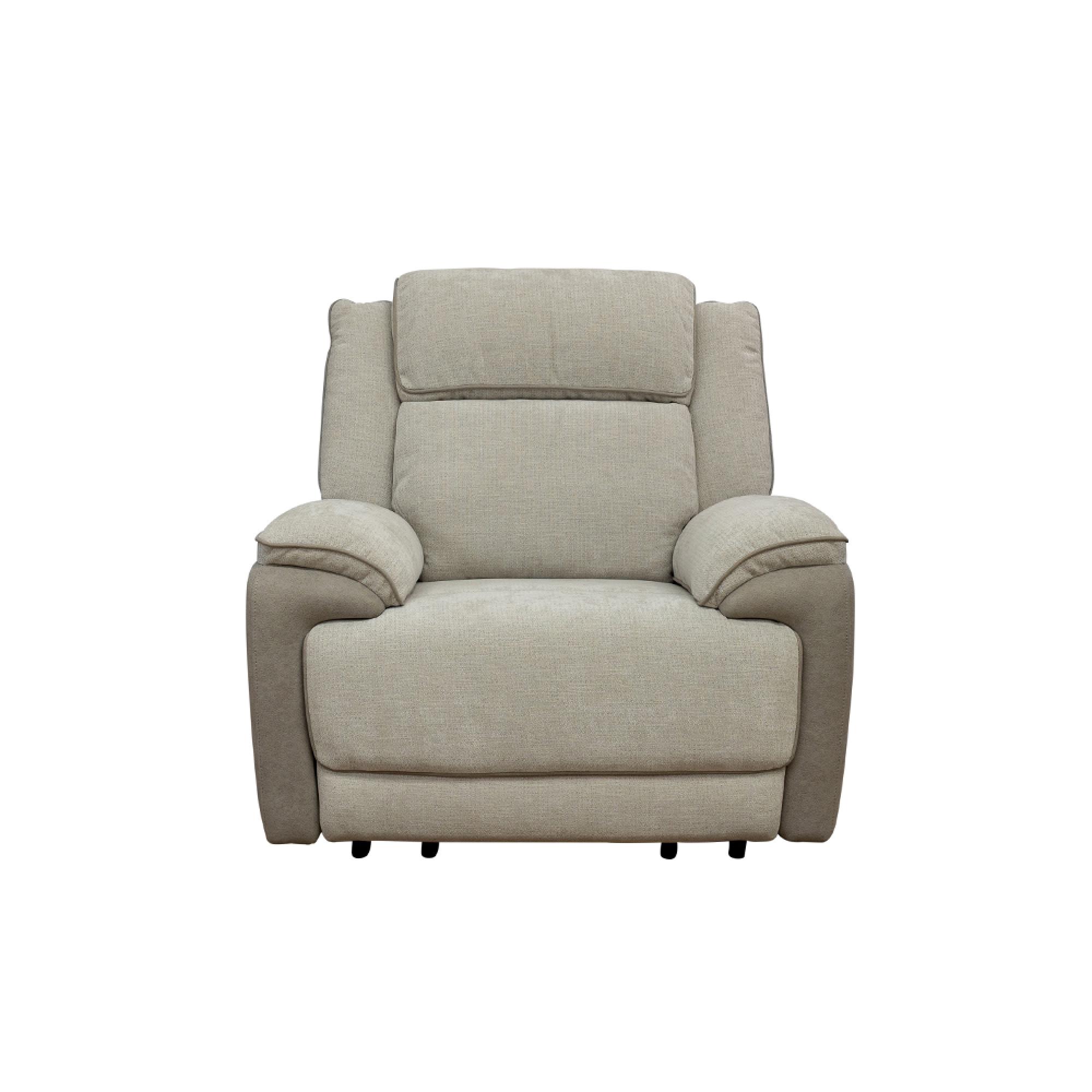 Walton Armchair - Electric Recliner - Fabric - Soft Grey