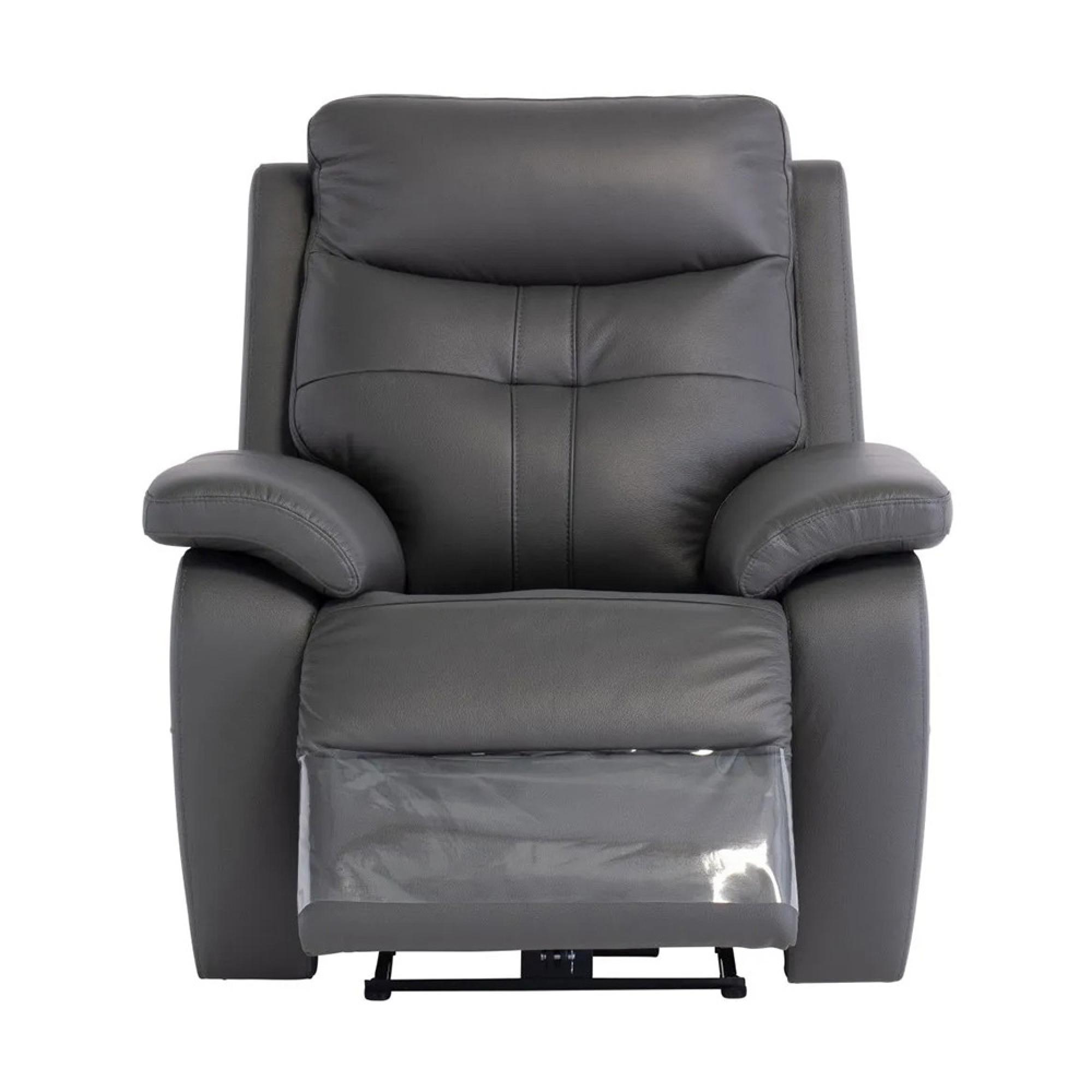 Sophia Armchair - Electric Recliner - Charcoal Leather