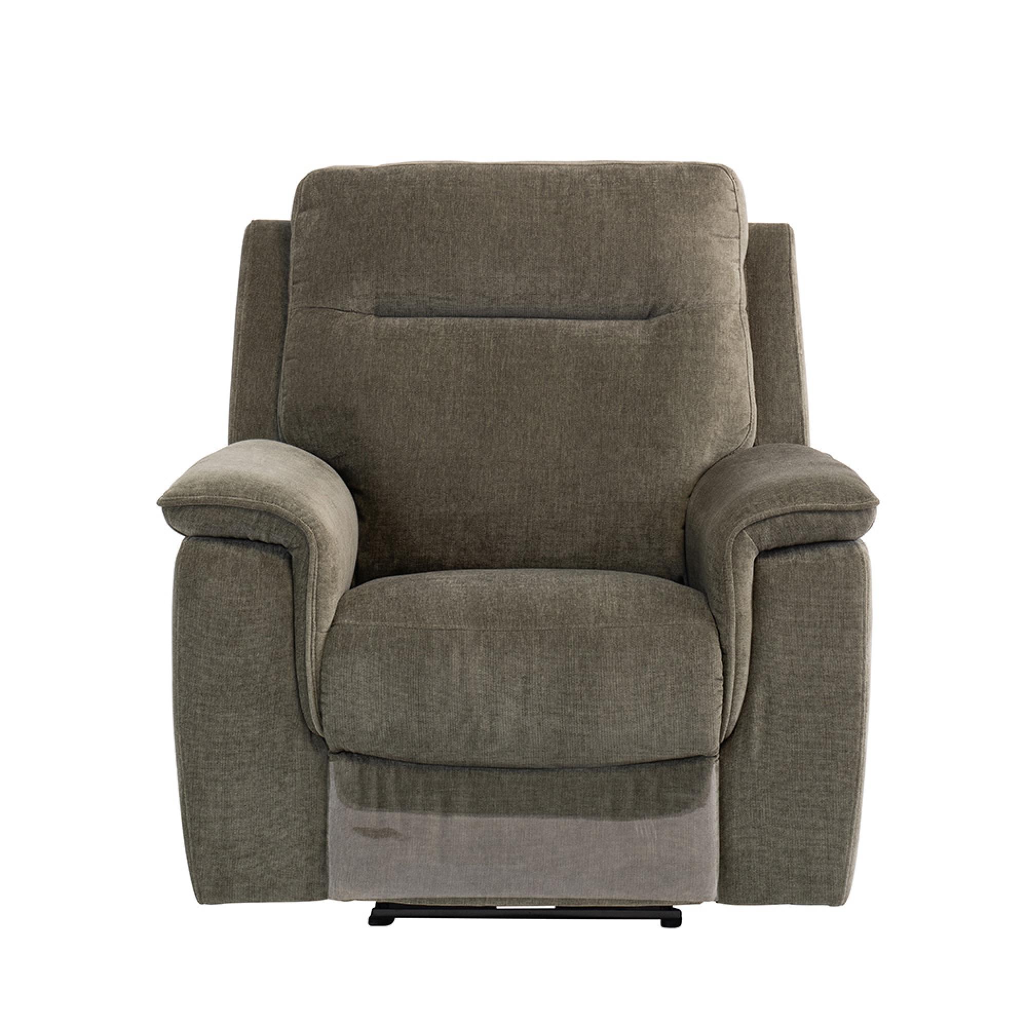 Havana Armchair - Electric Recliner - Moss Green Fabric
