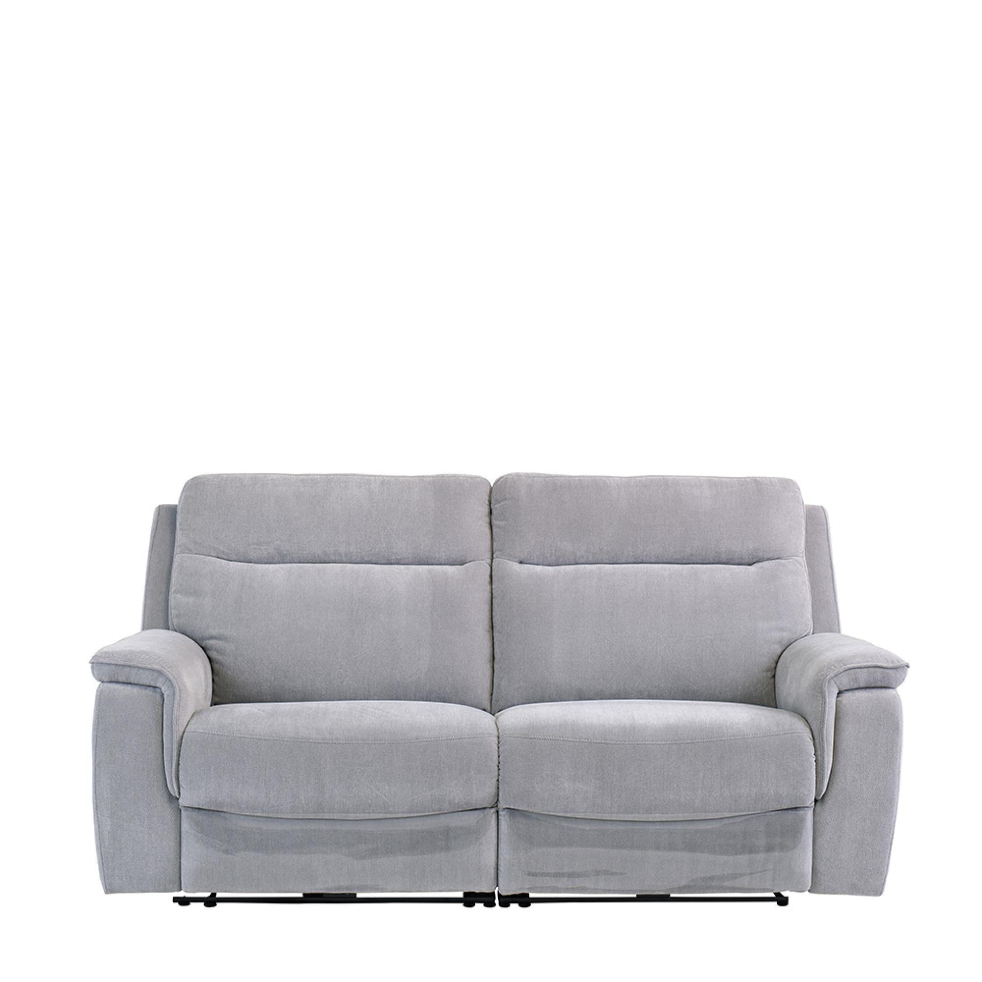 Havana Sofa - 3 Seater - Electric Recliner - Silver Grey Fabric