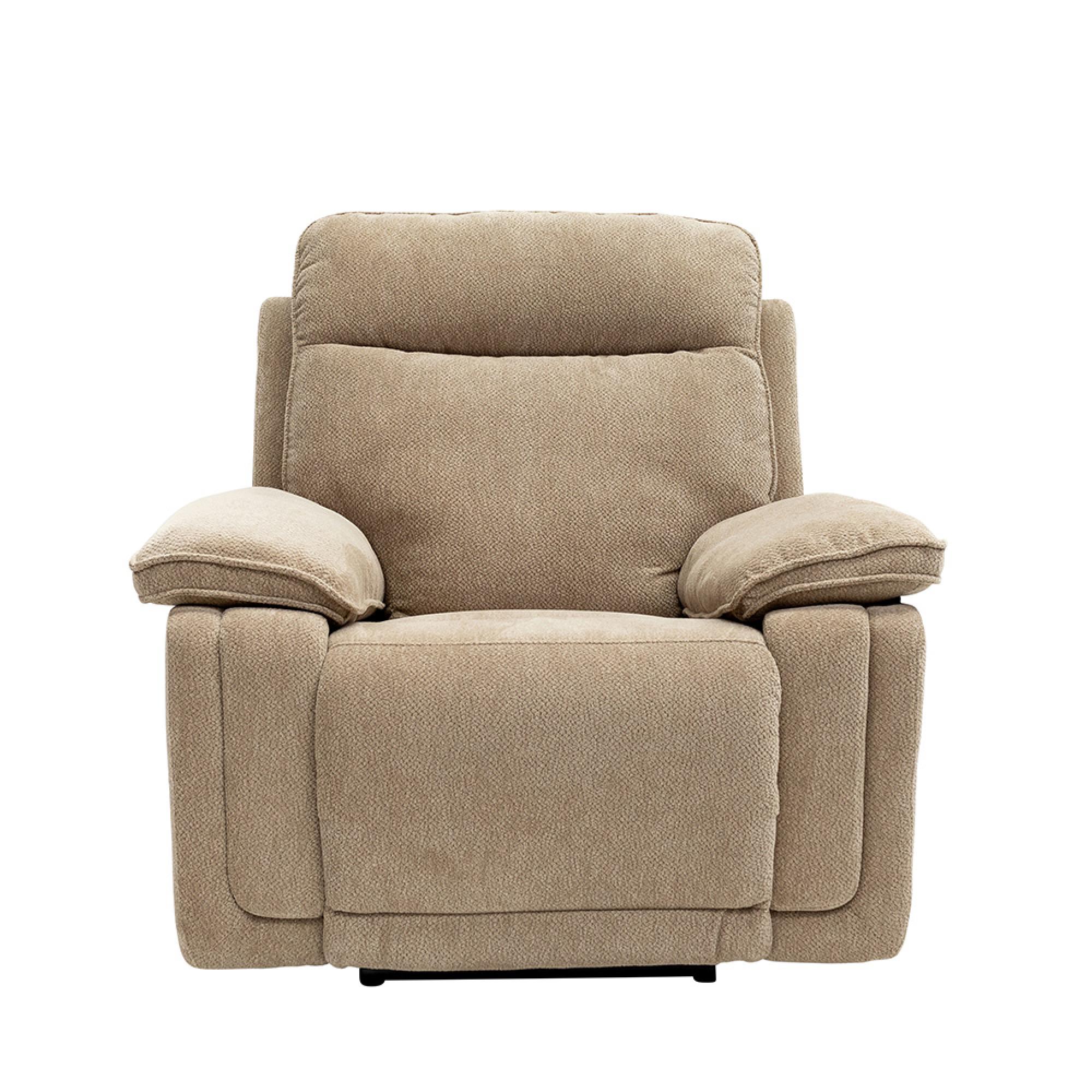 Cadenza Armchair - Electric Recliner - Camel Fabric