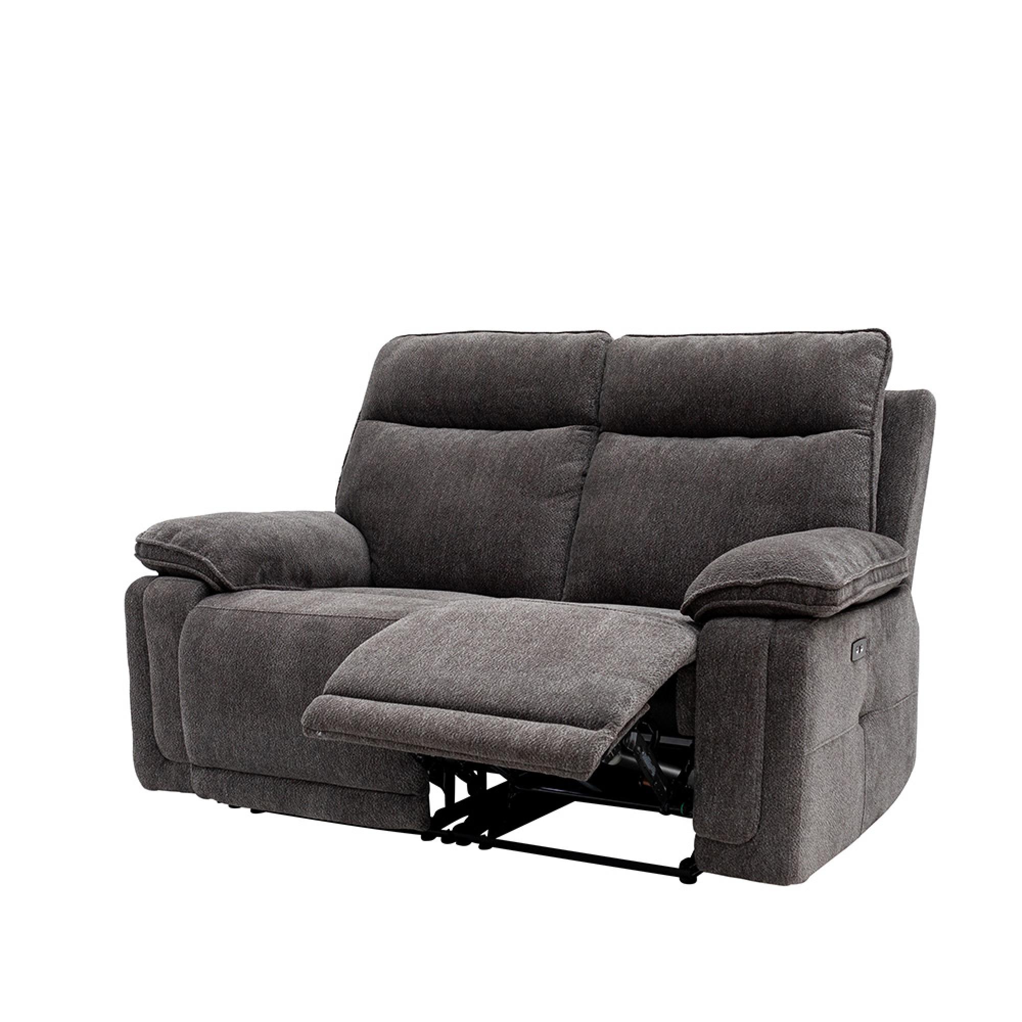 Cadenza Sofa - 2 Seater - Electric Recliner - Charcoal Fabric