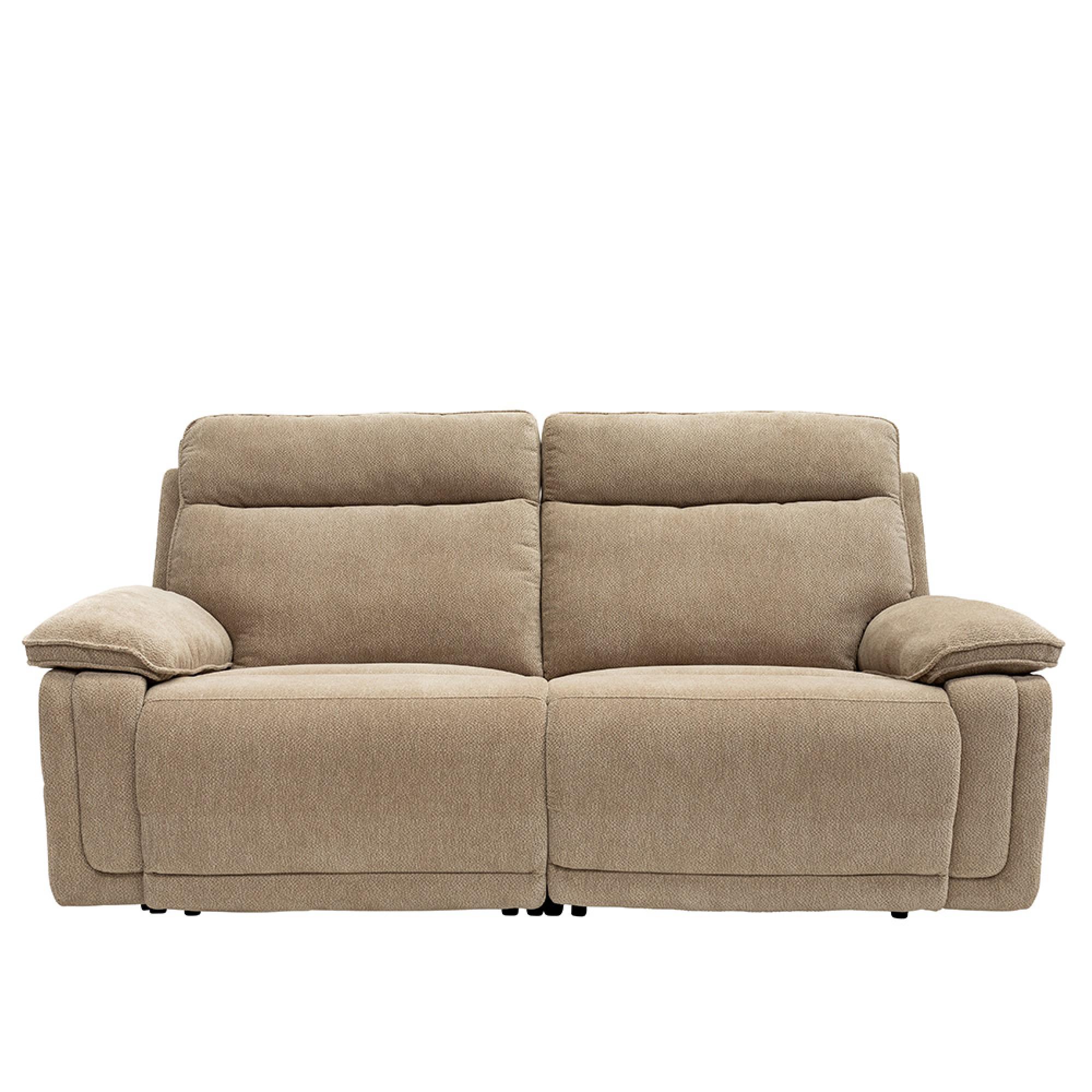 Cadenza Sofa - 3 Seater - Electric Recliner - Camel Fabric