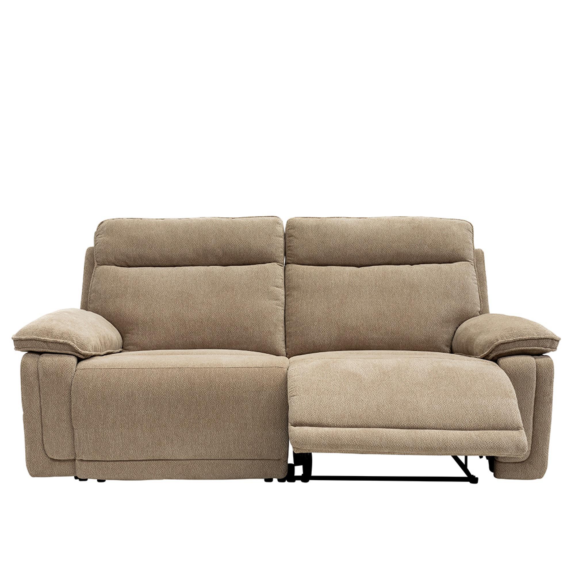 Cadenza Sofa - 3 Seater - Electric Recliner - Camel Fabric