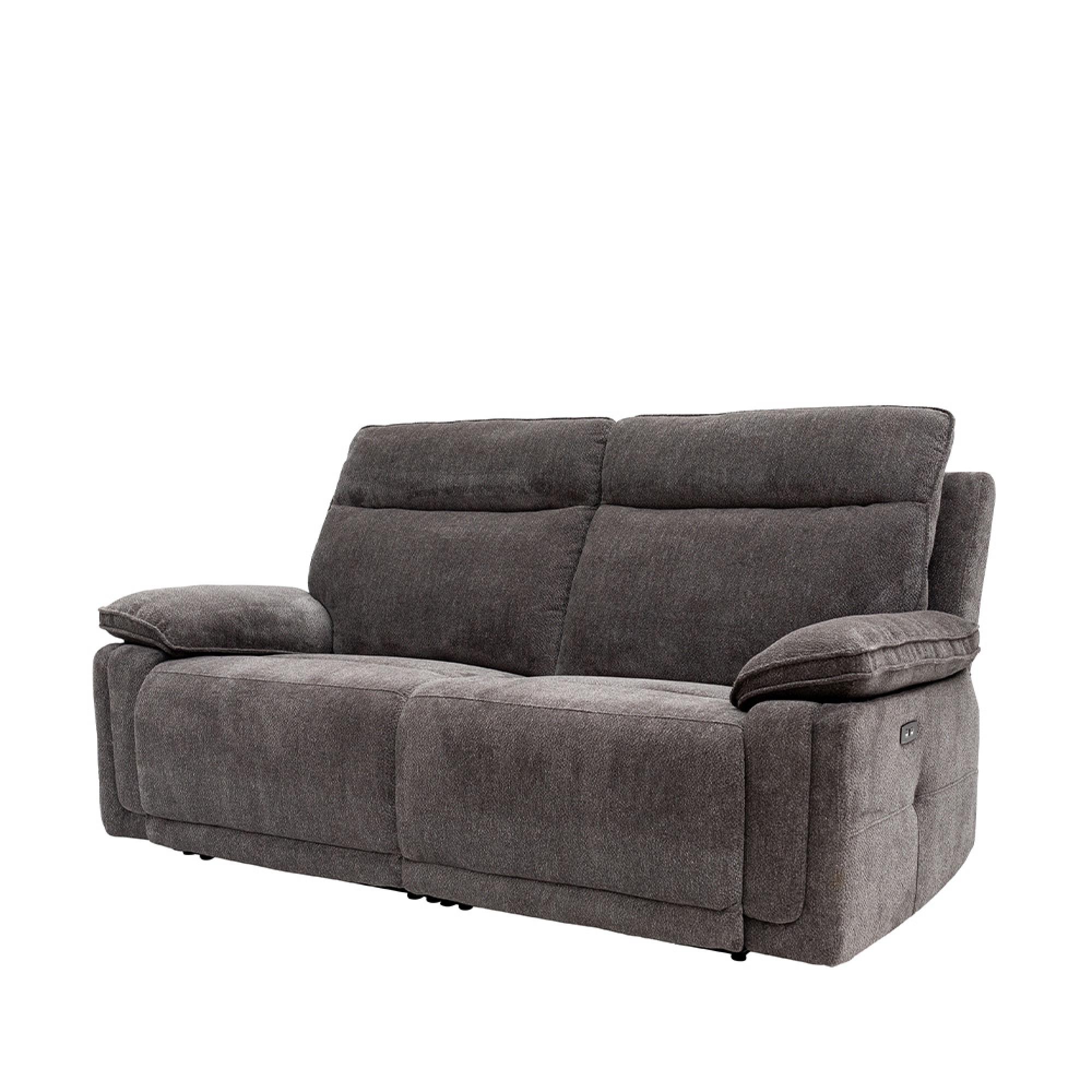 Cadenza Sofa - 3 Seater - Electric Recliner - Charcoal Fabric