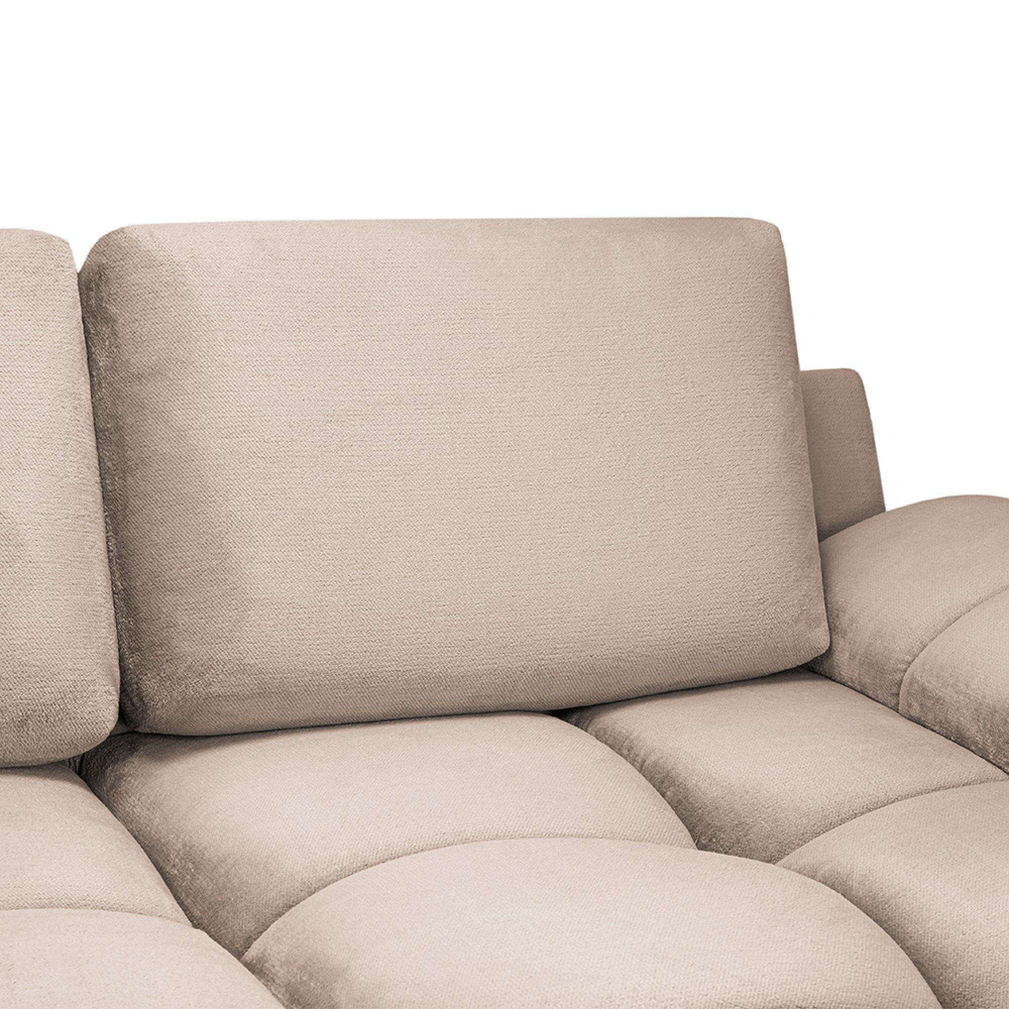 Azzuro Sofa Set - Mocha Velvet Fabric - 3+2 Seater