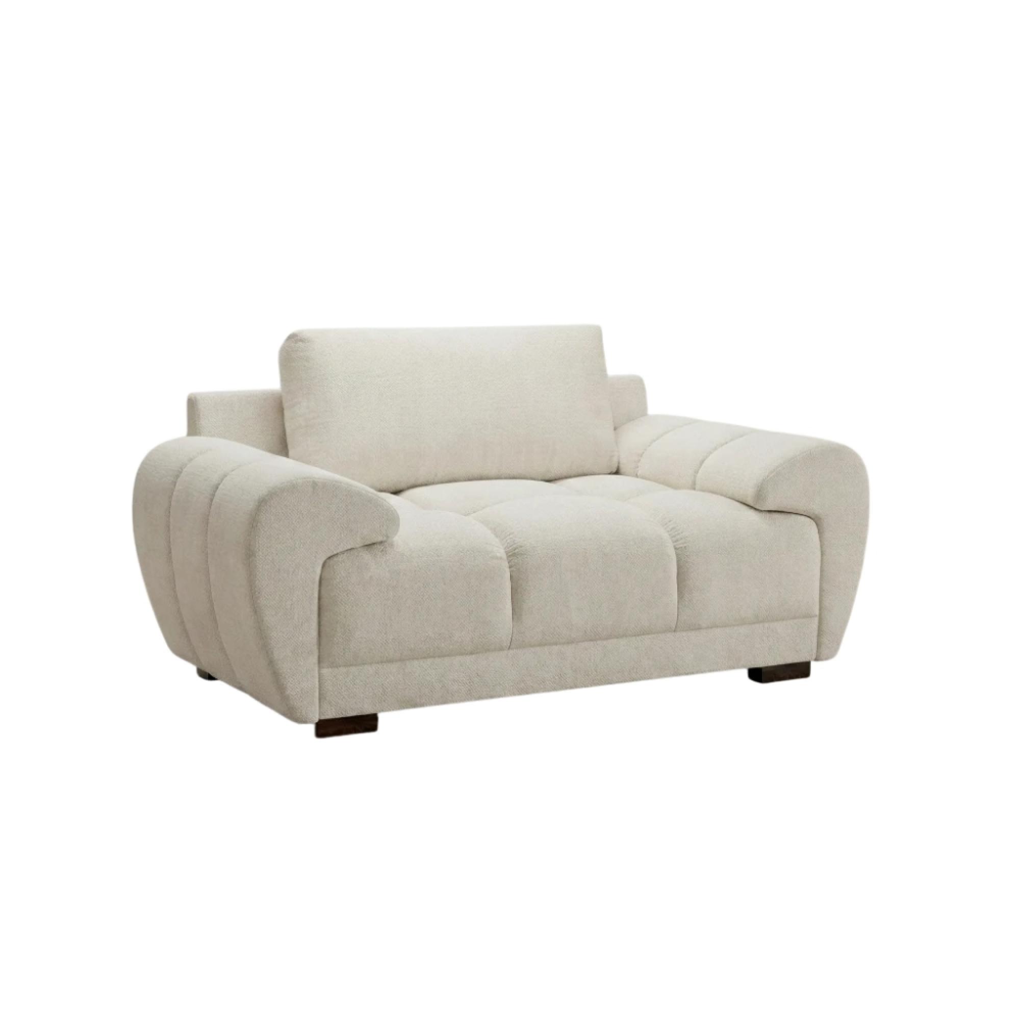 Azzuro Armchair - Cream Fabric