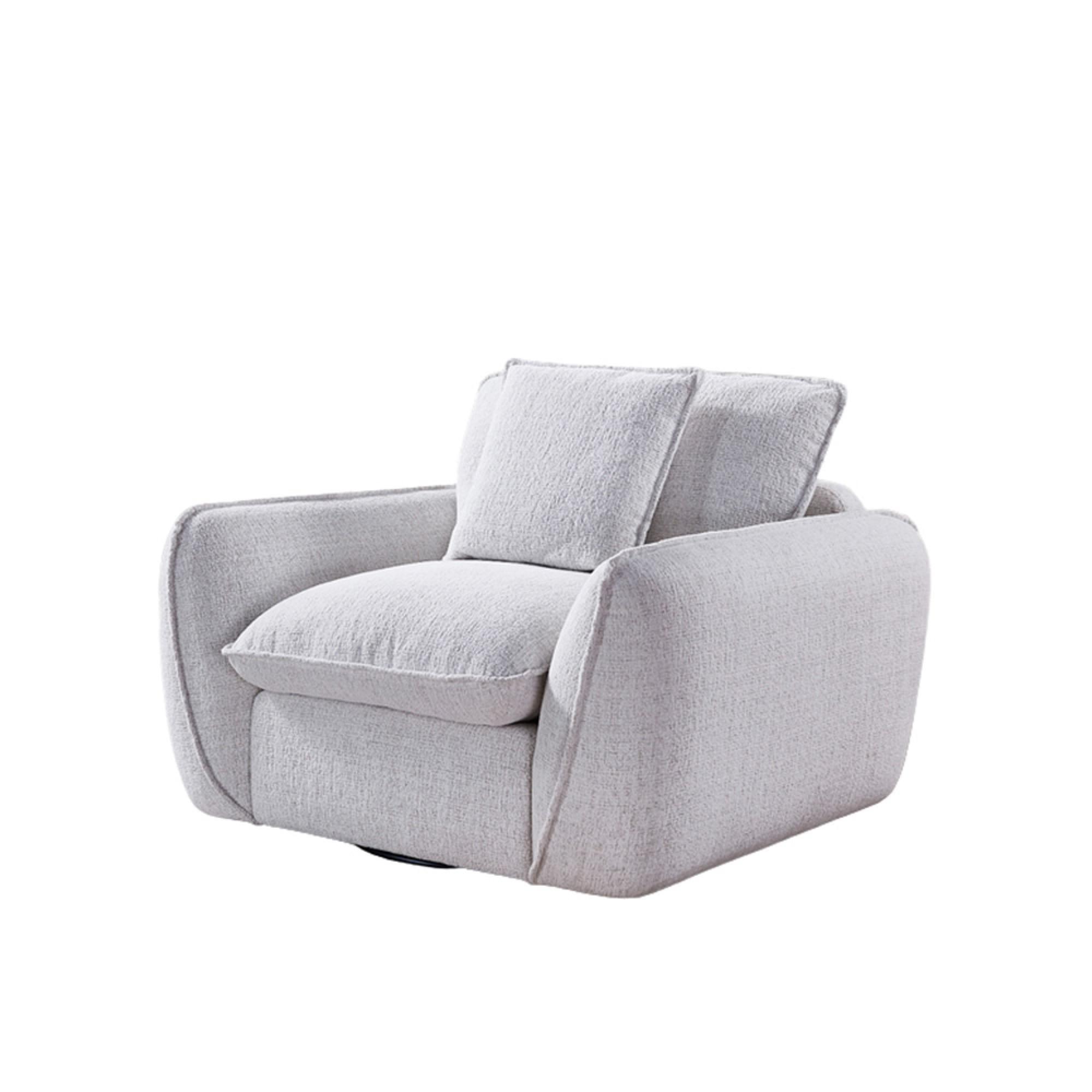 Berlin Armchair - Beige Fabric