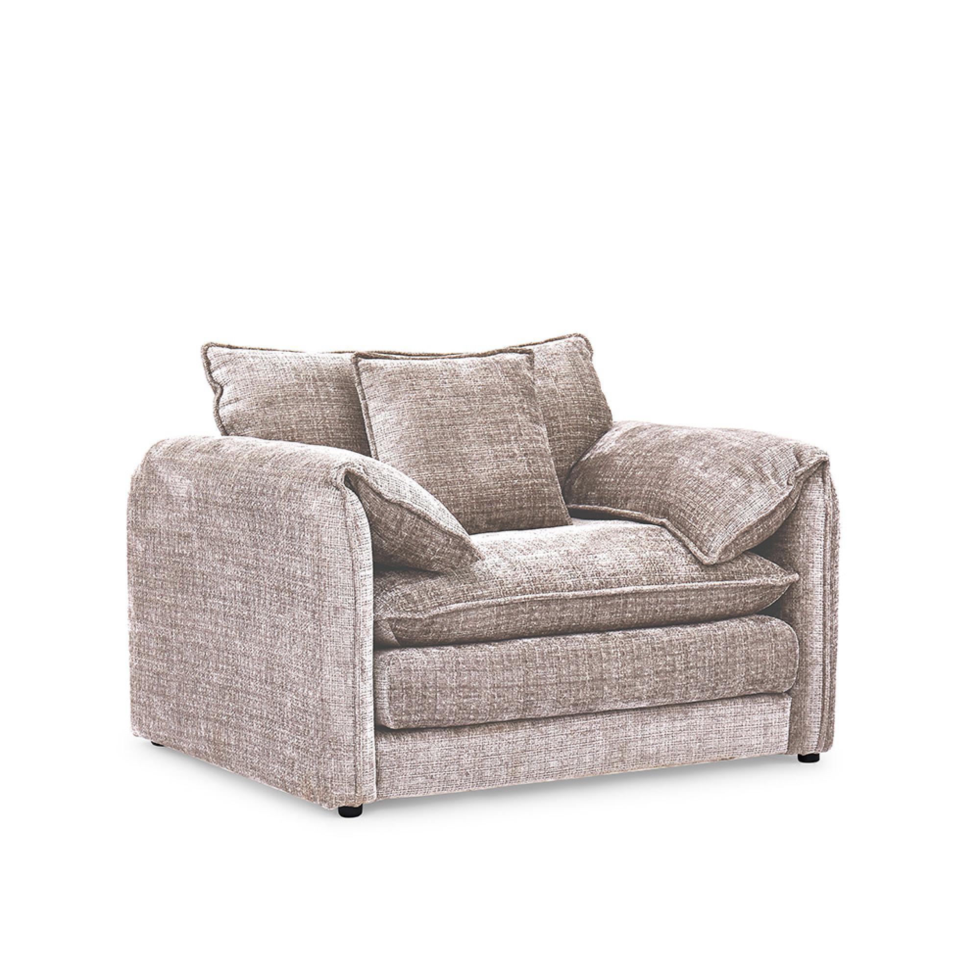 Solaya Armchair - Beige Fabric