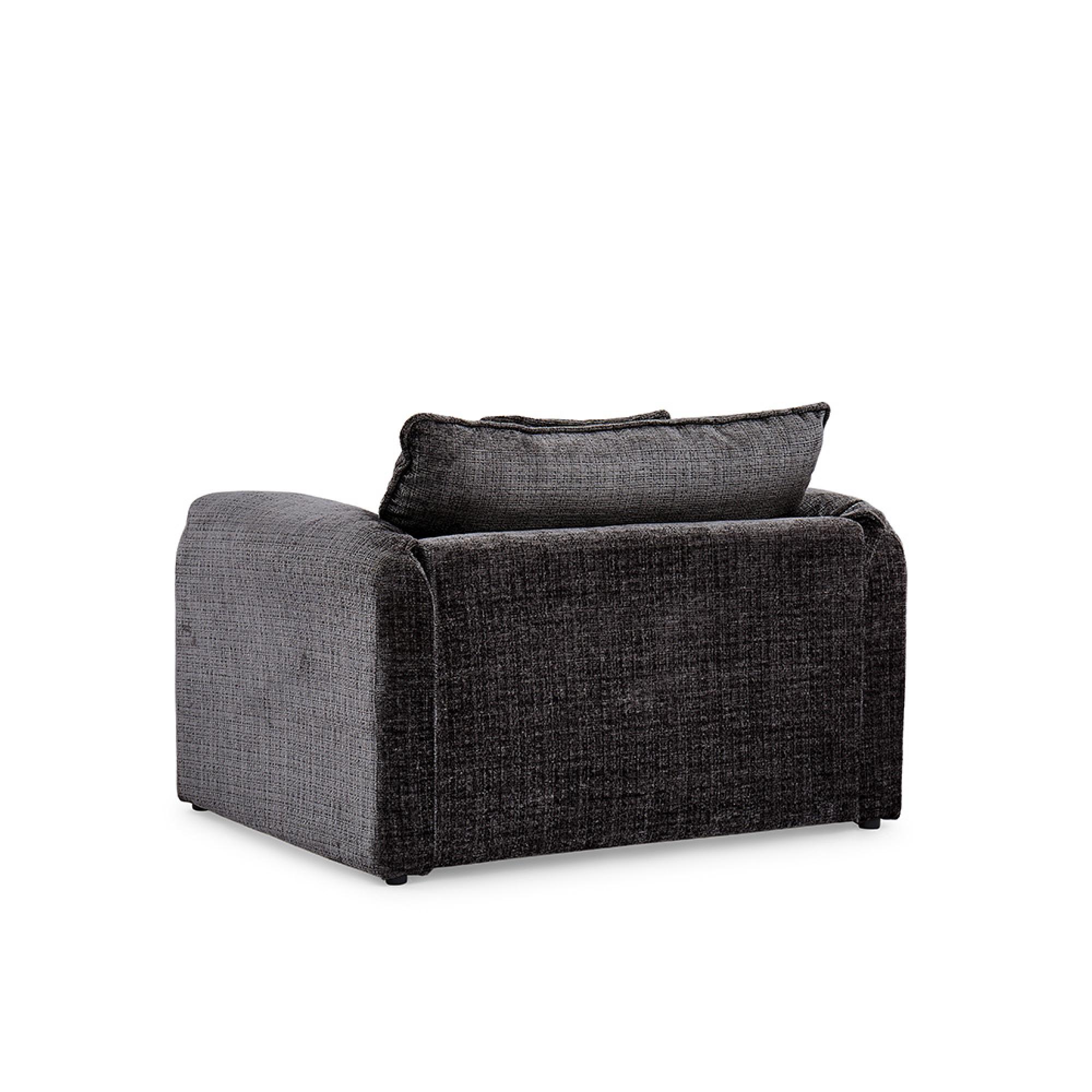 Solaya Armchair - Black Fabric
