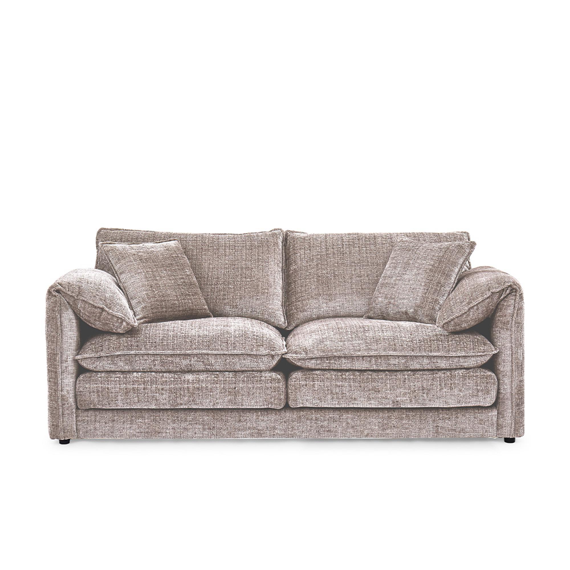 Solaya Sofa - Beige Fabric - 3 Seater