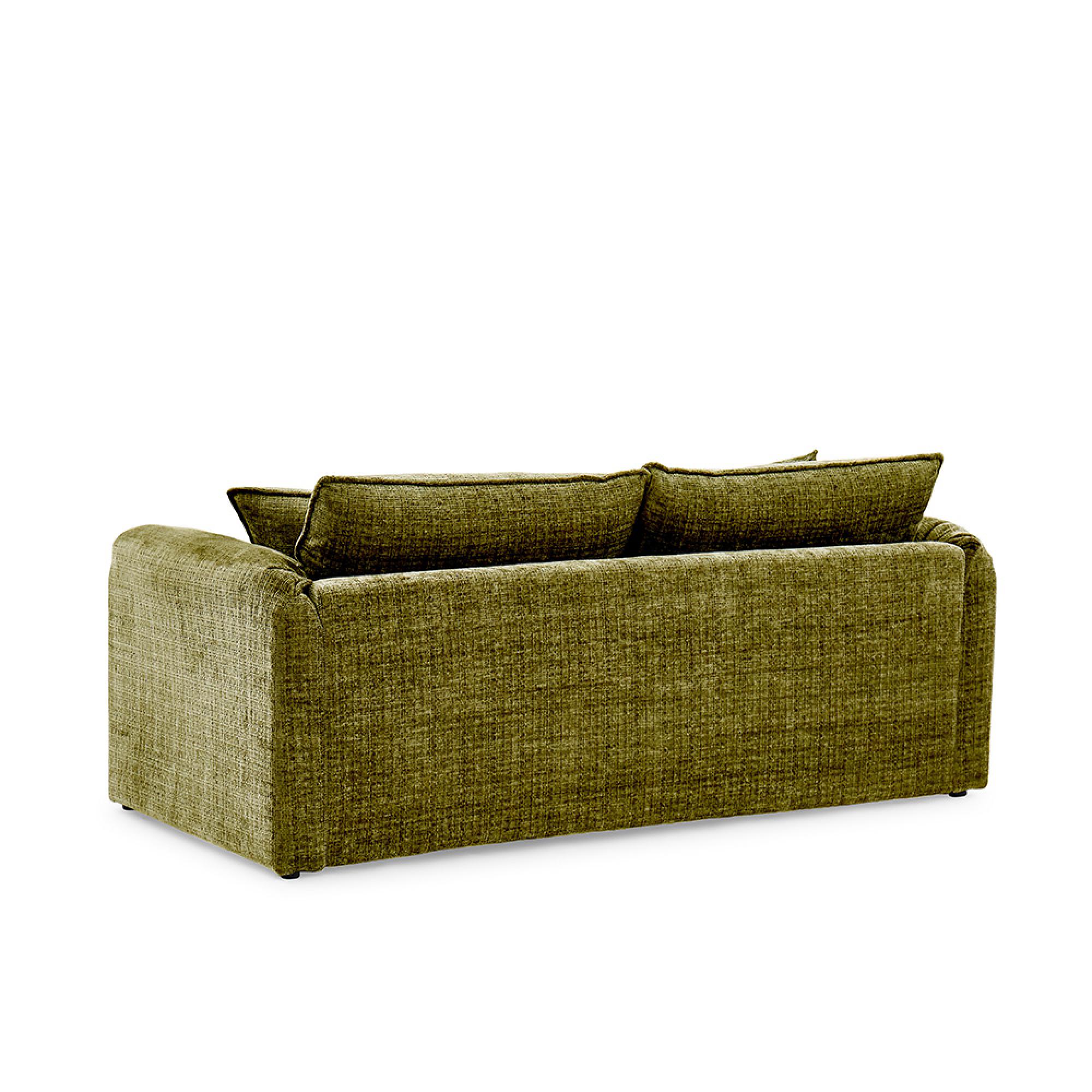 Solaya Sofa - Green Fabric - 3 Seater